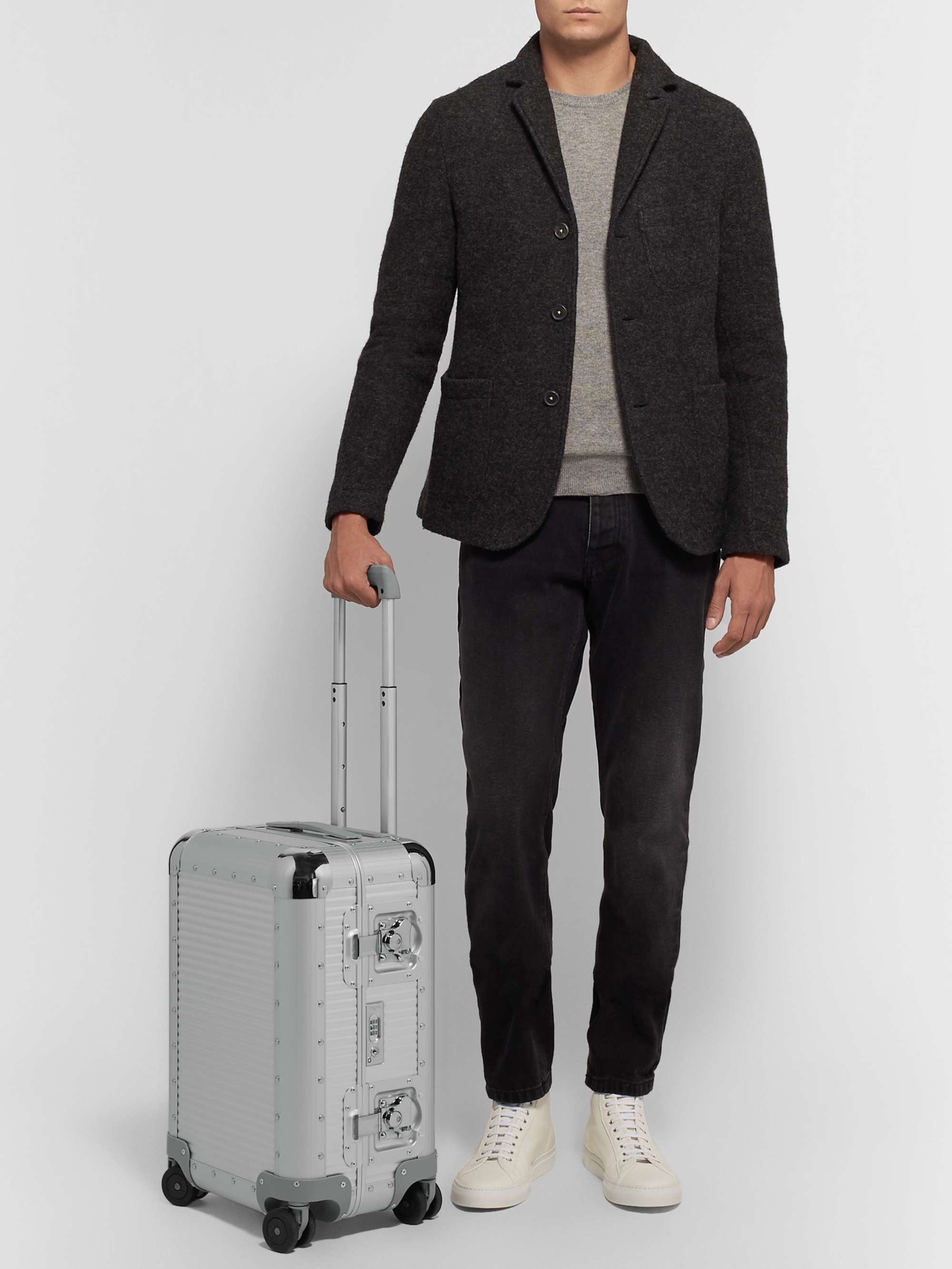 FPM MILANO Bank S Spinner 53cm Aluminium Carry-On Suitcase