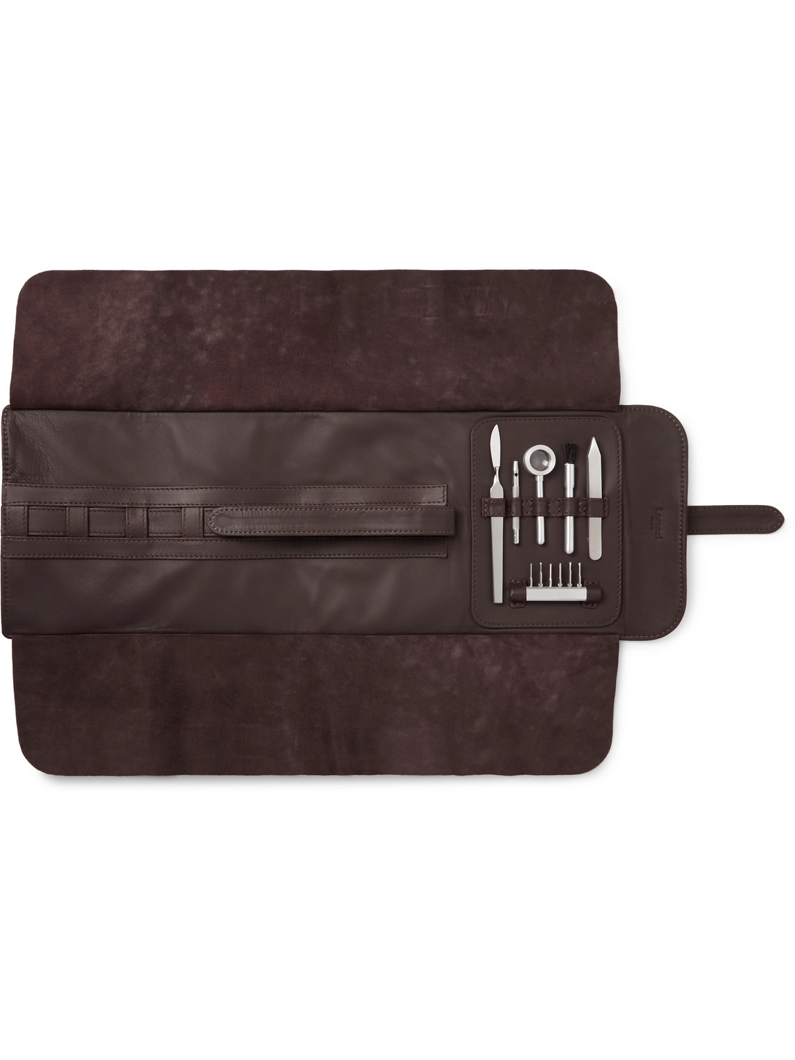Lorenzi Milano Stainless Steel and Aluminium Watch Repair Kit with Leather Case