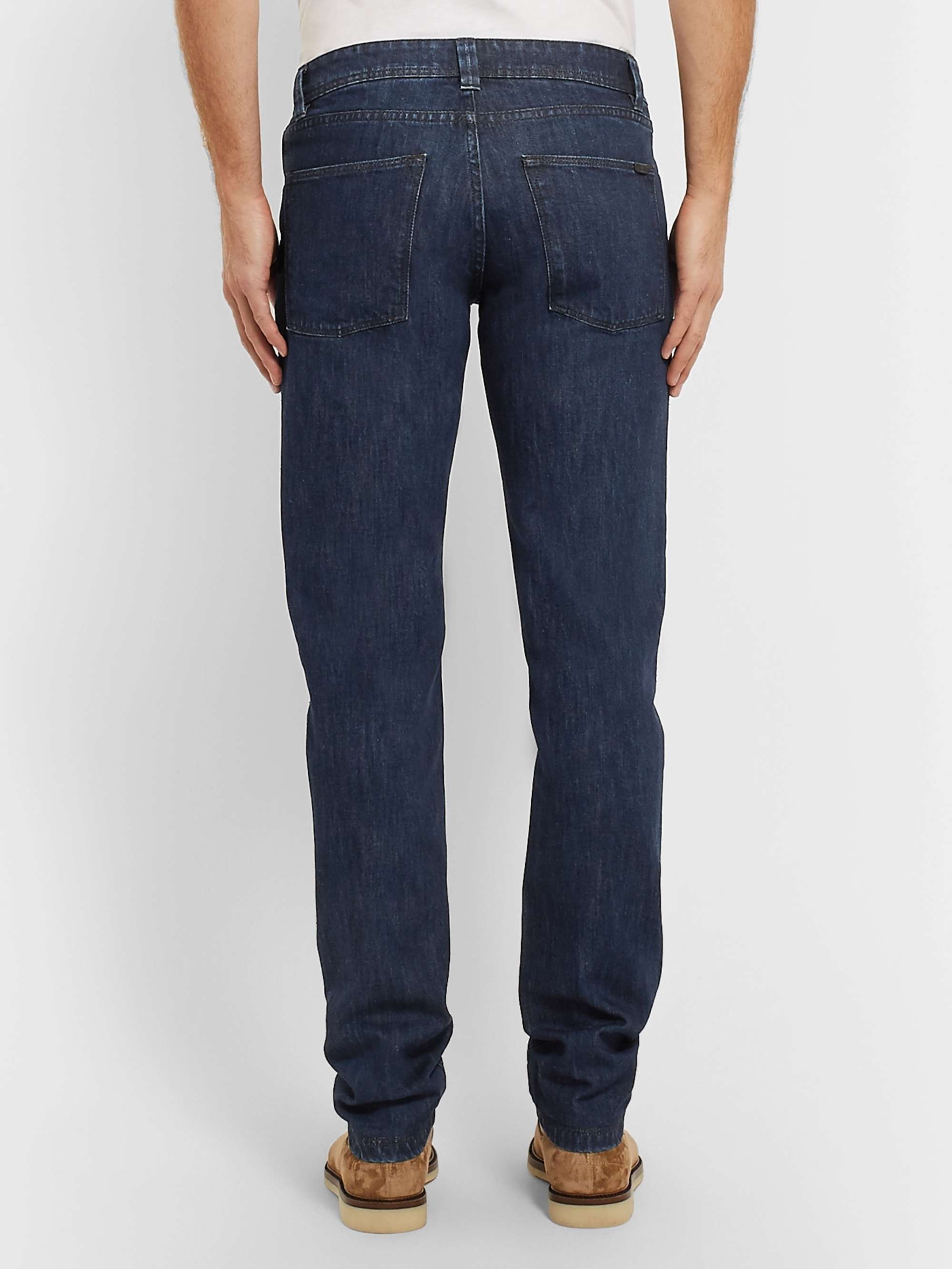 LORO PIANA Slim-Fit Stretch-Denim Jeans