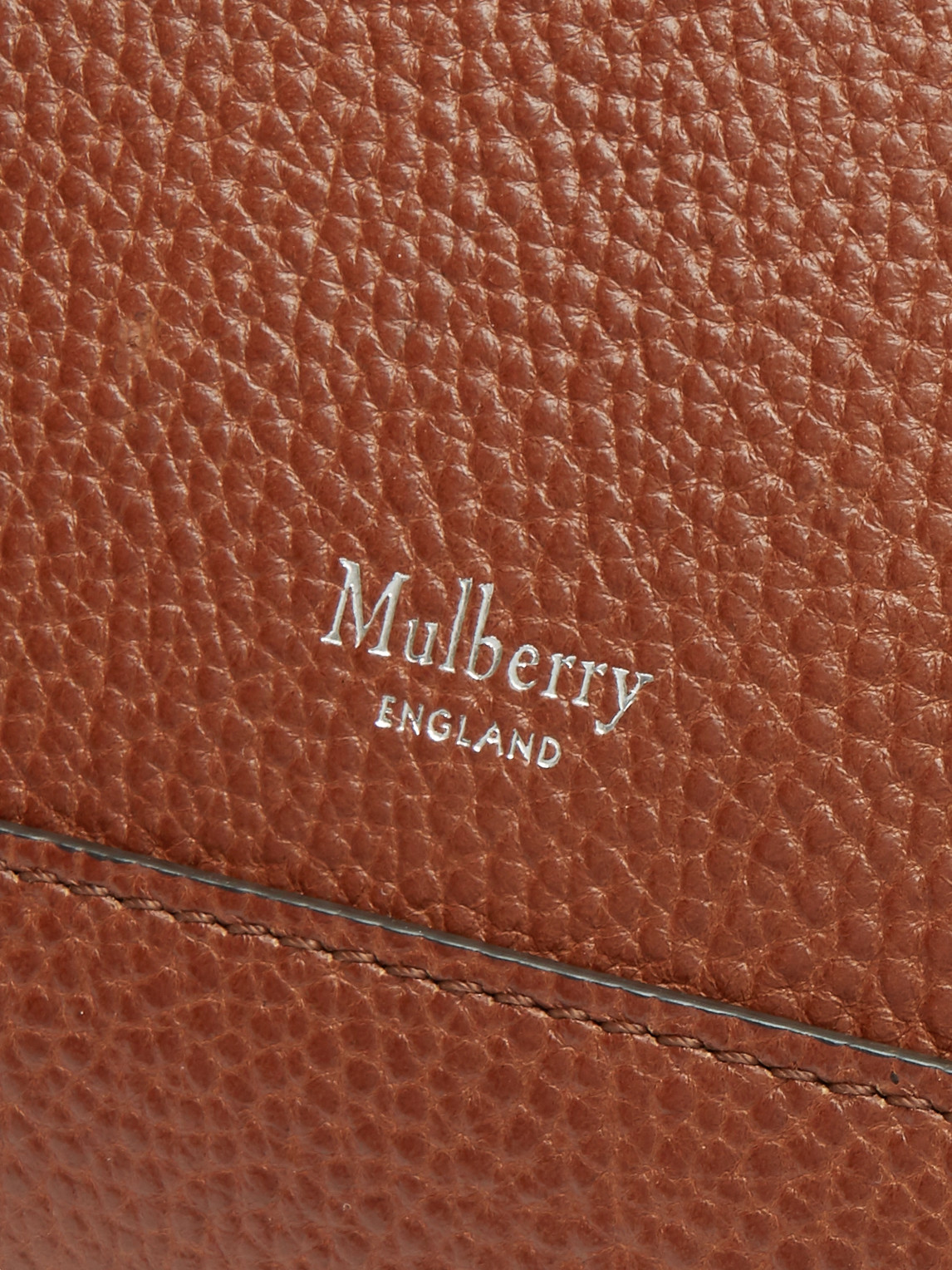 Shop Mulberry Belgrave Full-grain Leather Briefcase In Brown