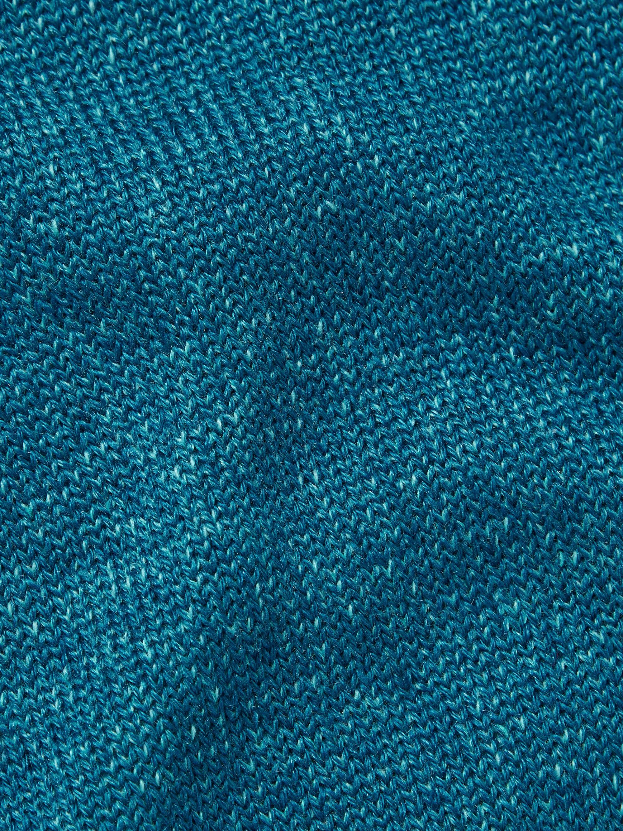 LORO PIANA Mélange Linen, Cashmere and Silk-Blend Sweater