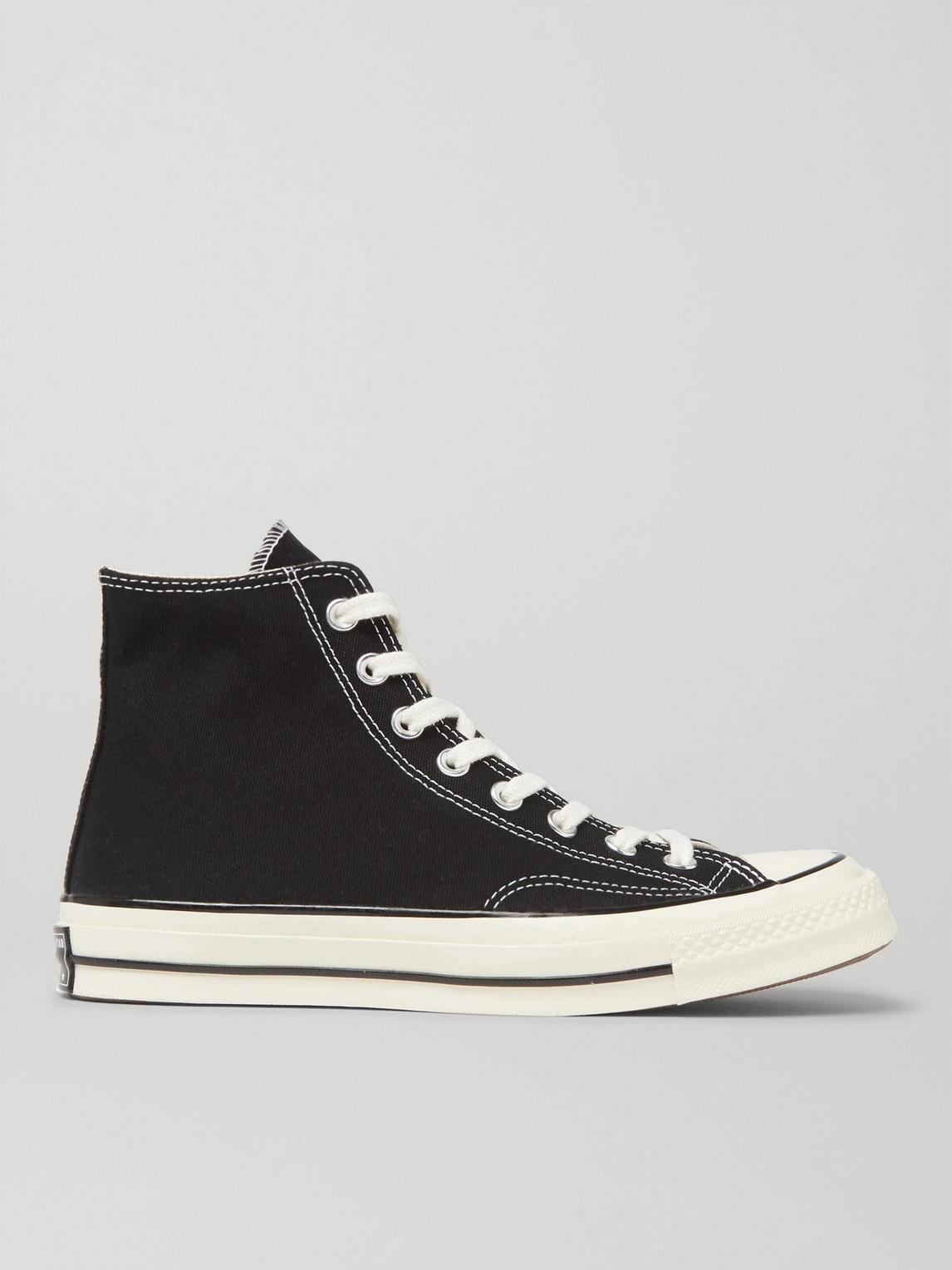 Shop Converse Chuck 70 Canvas High-top Sneakers In Black