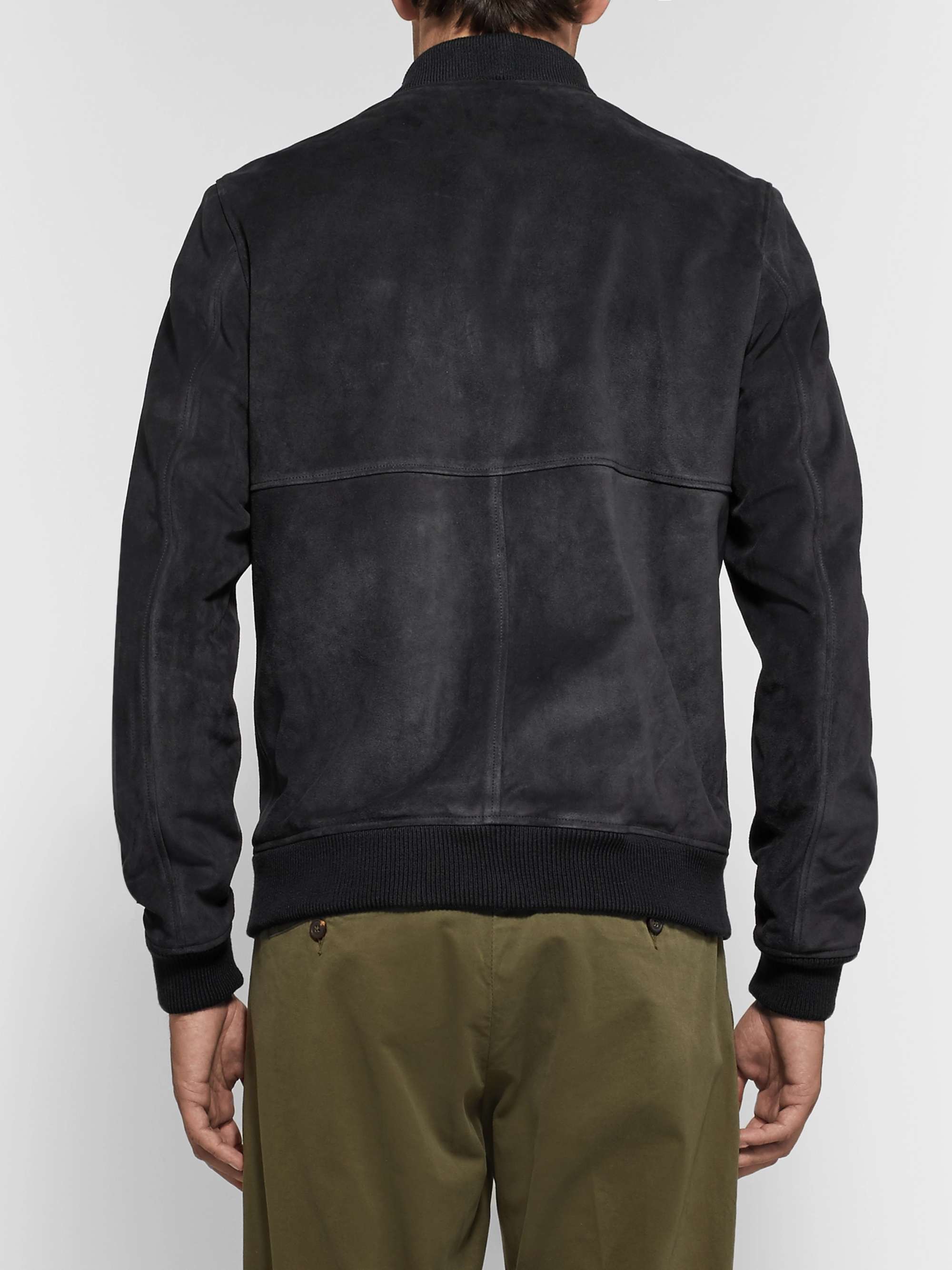 A.P.C. + Louis W The Ferris Suede Bomber Jacket