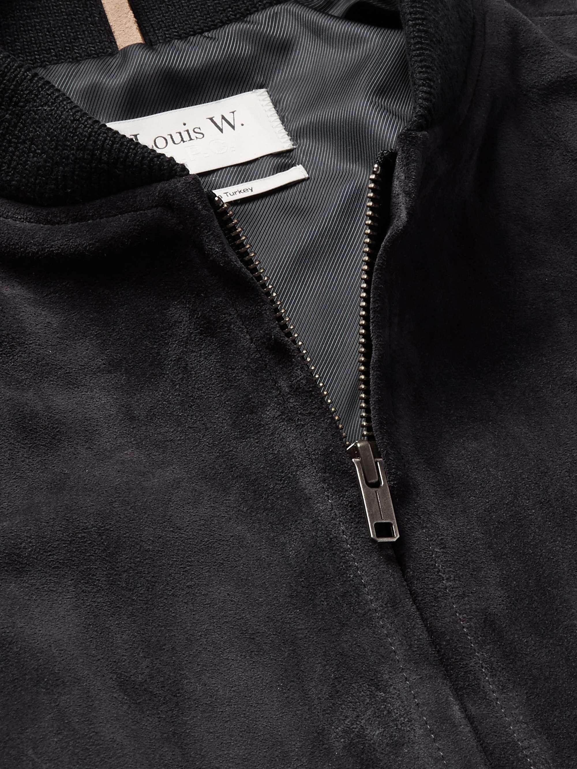 A.P.C. + Louis W The Ferris Suede Bomber Jacket