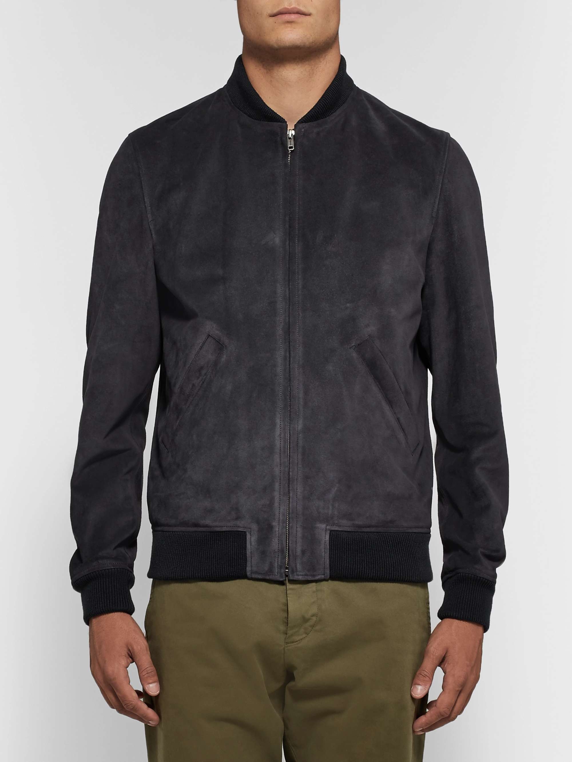 A.P.C. + Louis W The Ferris Suede Bomber Jacket