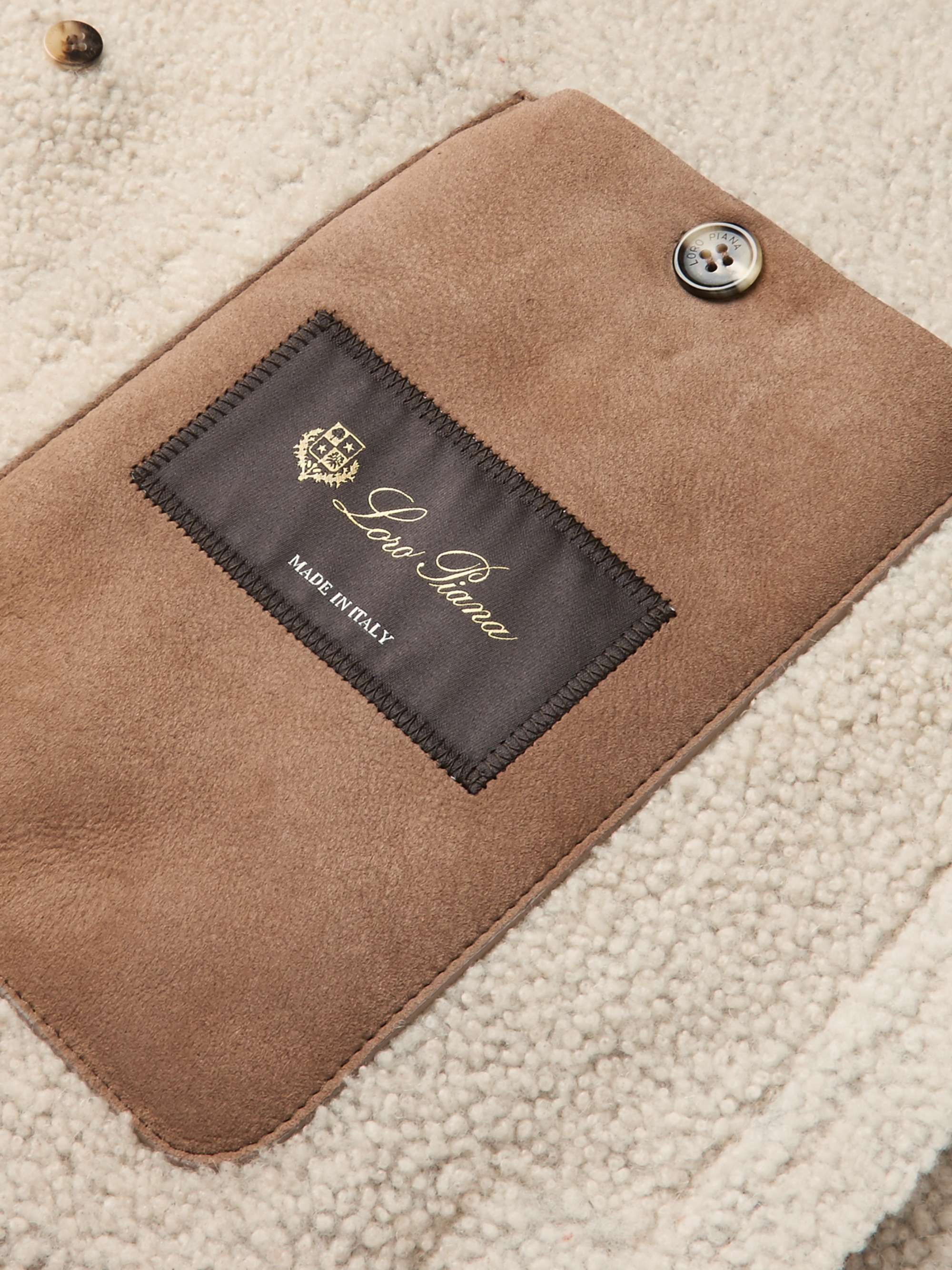 LORO PIANA Wollaston Shearling Coat