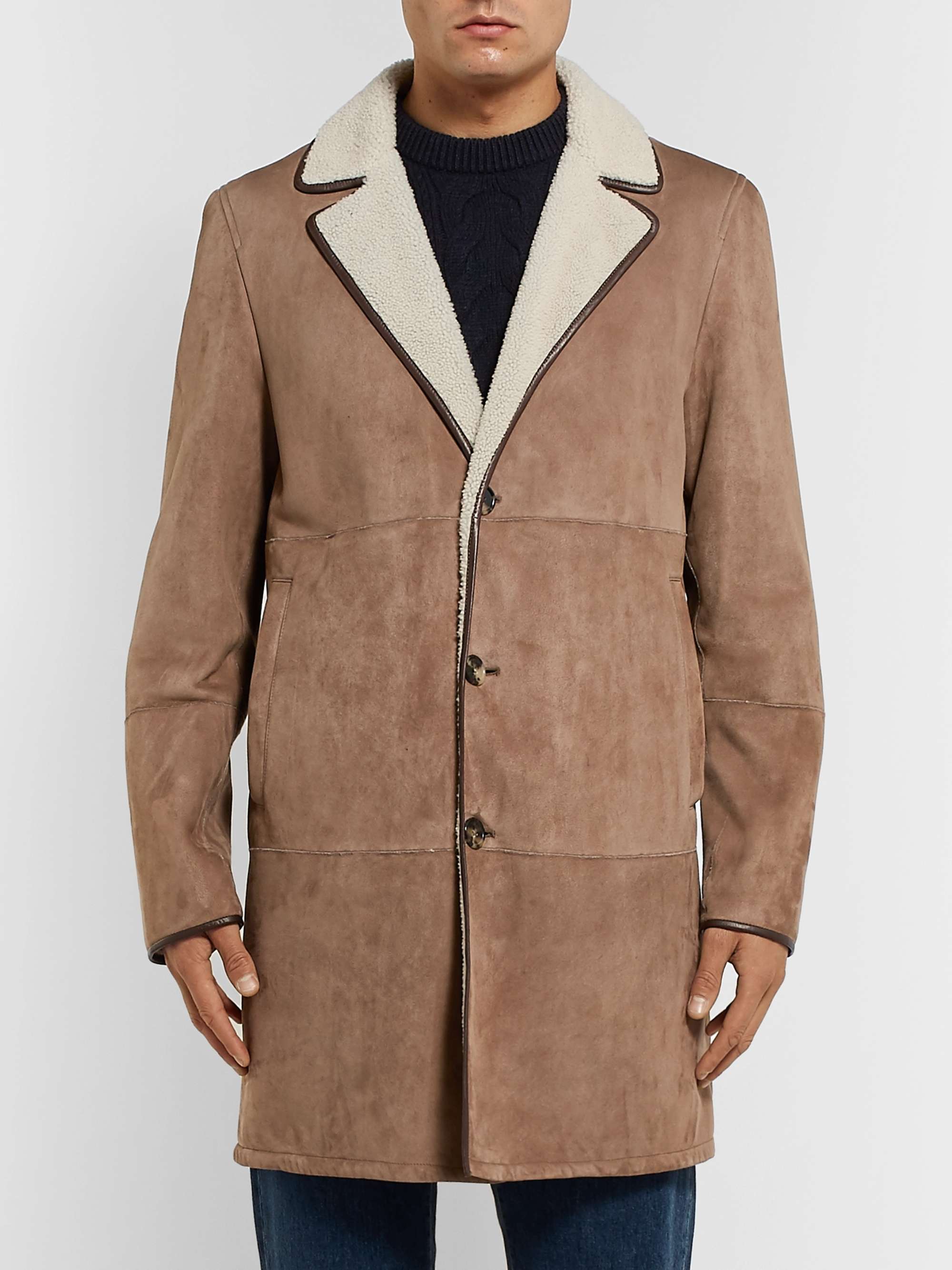 LORO PIANA Wollaston Shearling Coat