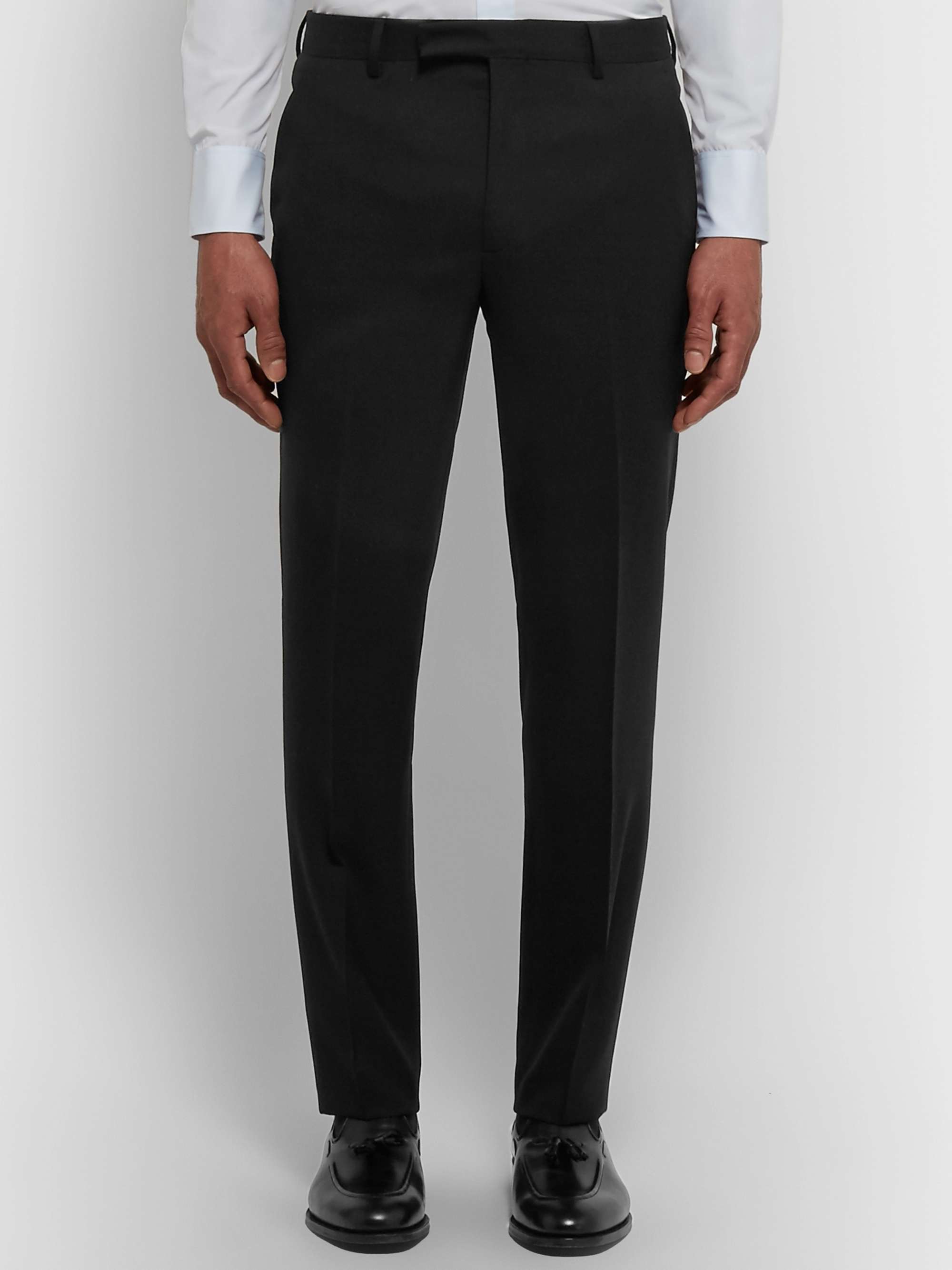 PAUL SMITH Grey A Suit To Travel In Soho Slim-Fit Wool Suit