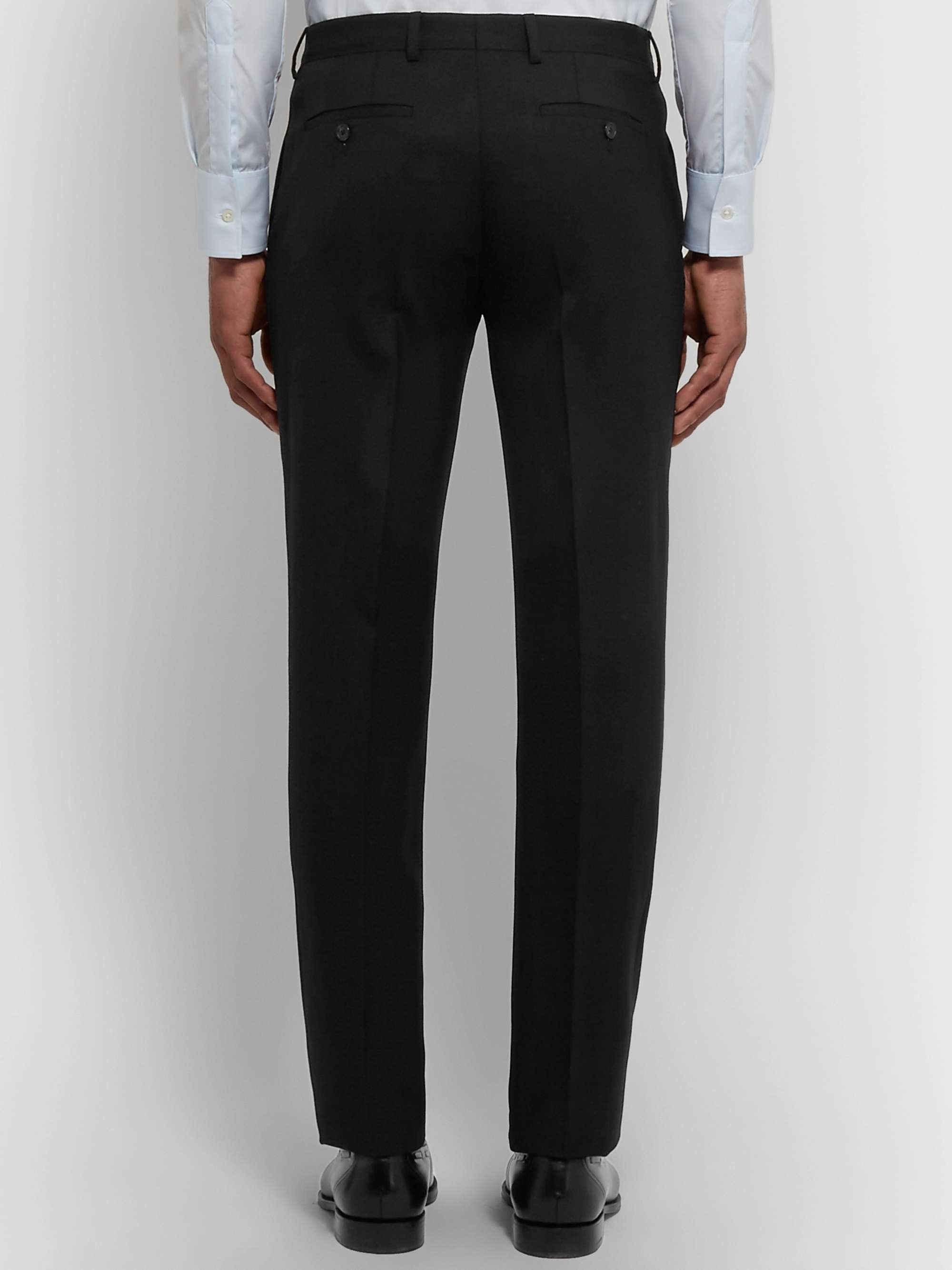 PAUL SMITH Grey A Suit To Travel In Soho Slim-Fit Wool Suit