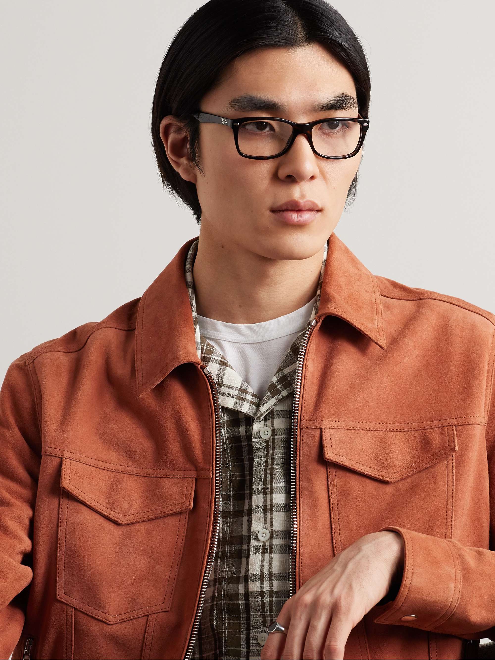 RAY-BAN Square-Frame Acetate Optical Glasses