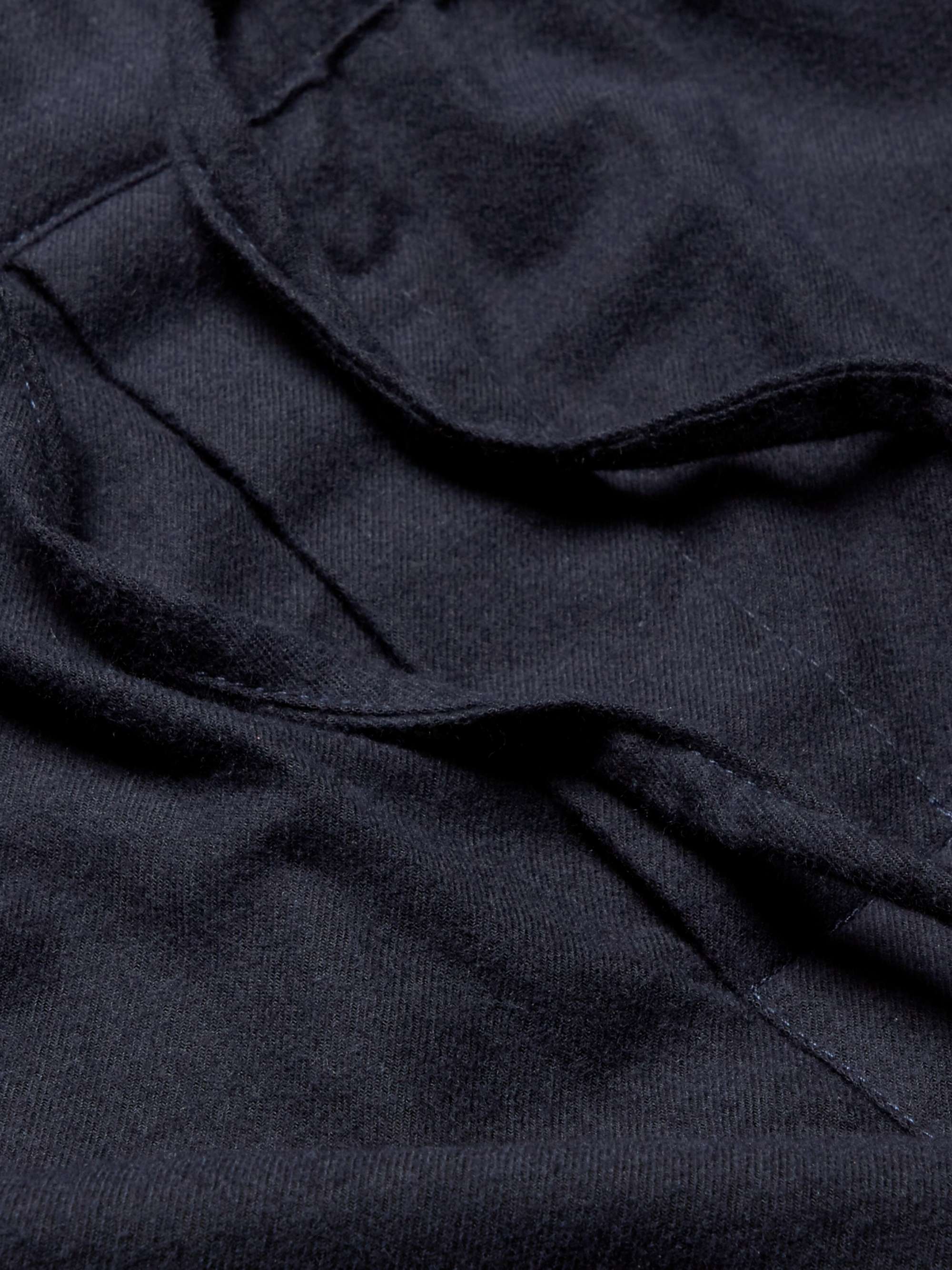 DESMOND & DEMPSEY Brushed Cotton-Twill Pyjama Trousers
