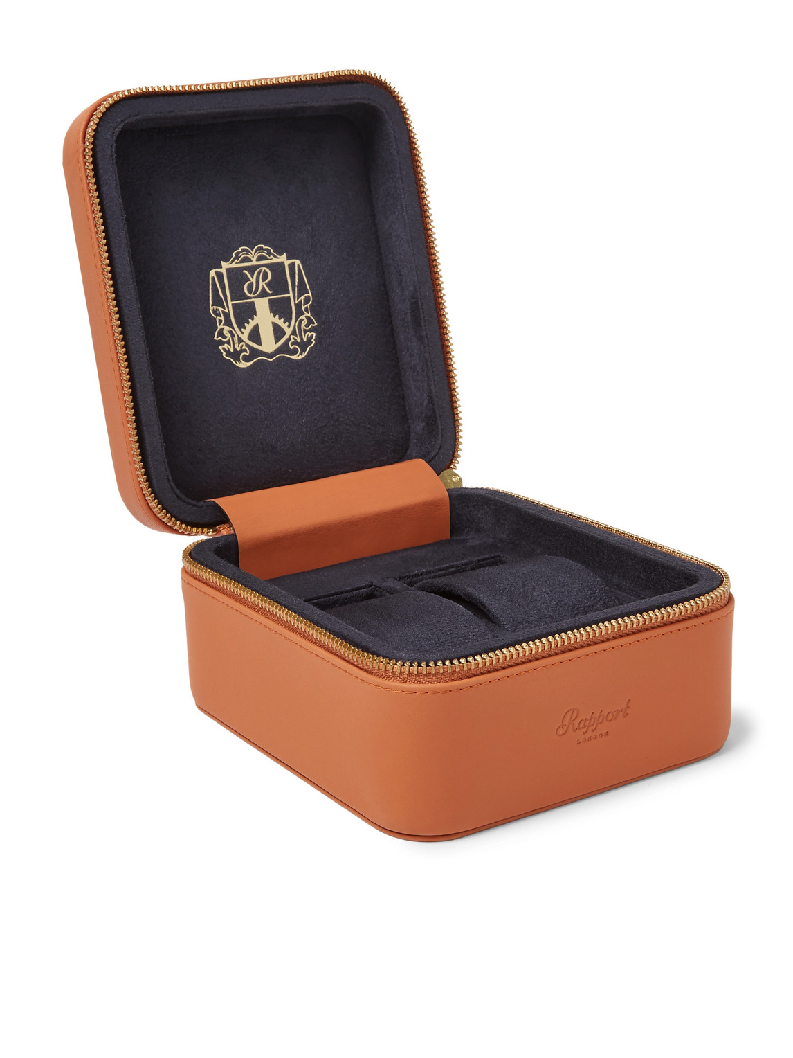 Hyde Park Zip-Around Leather Watch Box