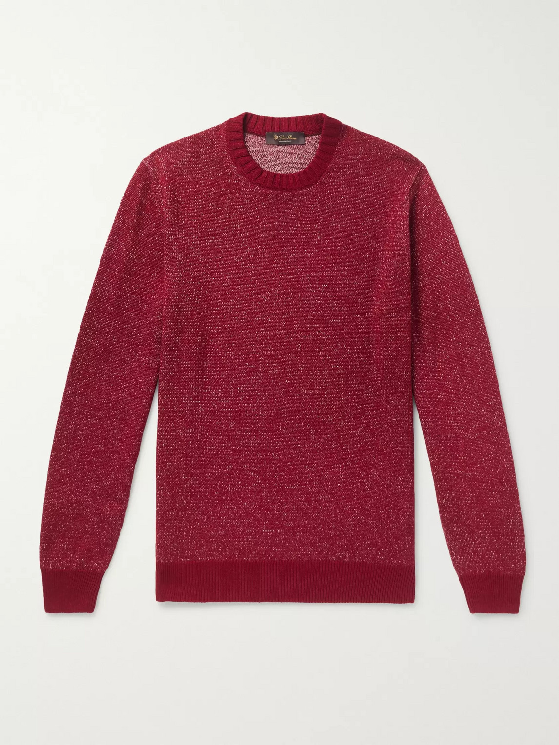 Loro Piana Mélange Linen, Cashmere and Silk-Blend Sweater - Men