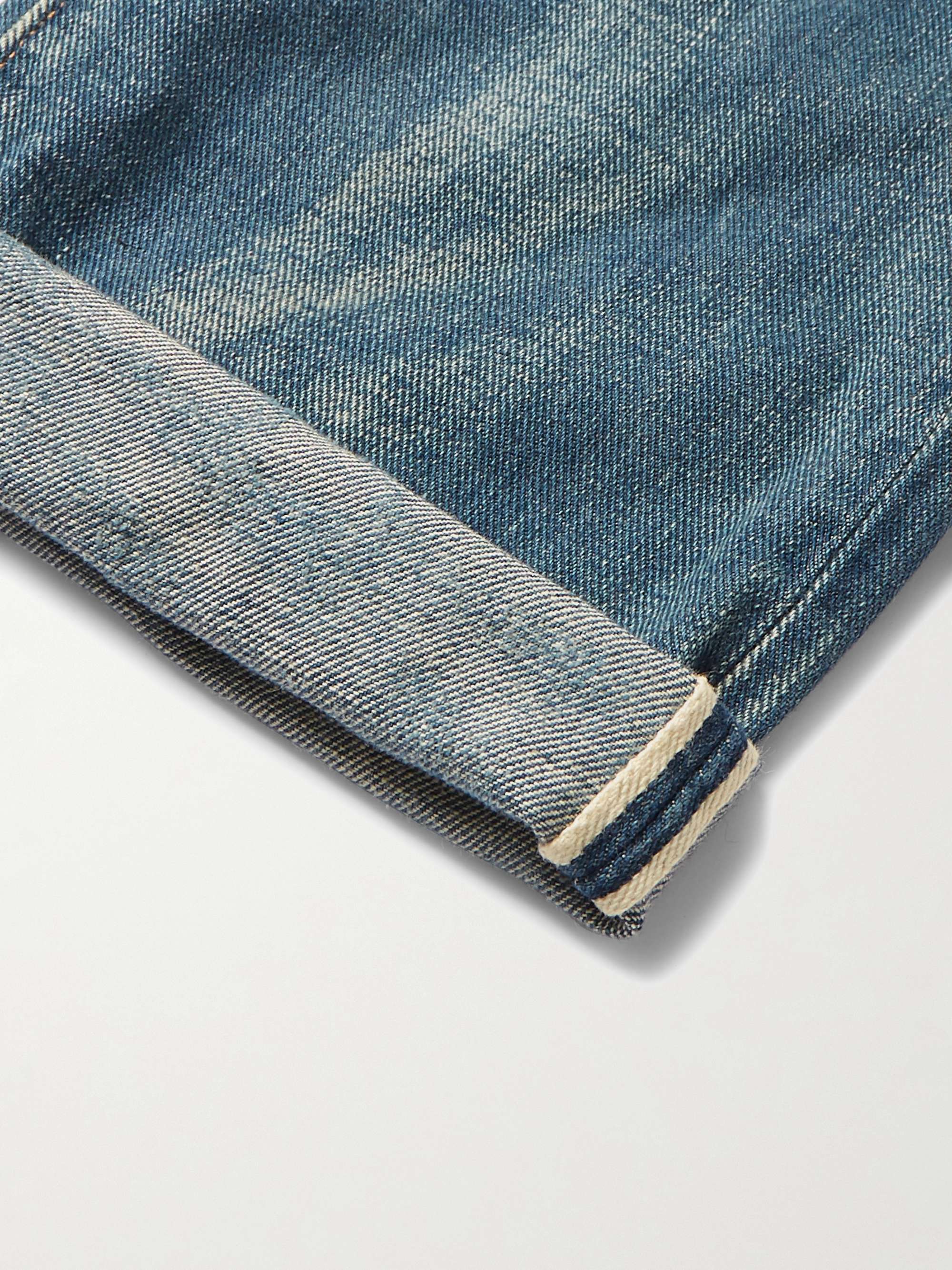 RRL Ridgway Slim-Fit Distressed Selvedge Denim Jeans
