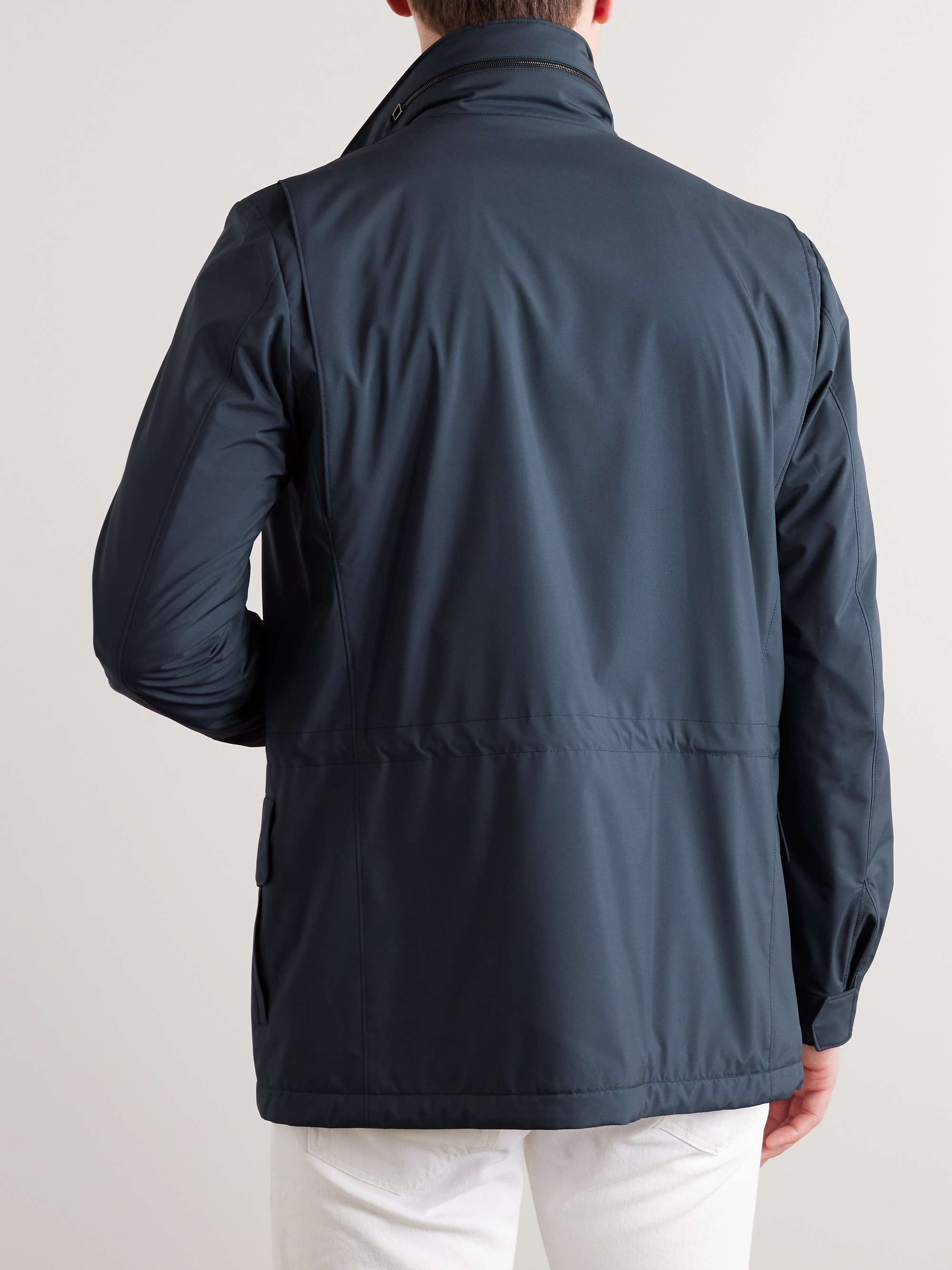 LORO PIANA Traveller Windmate Storm System Shell Hooded Field Jacket