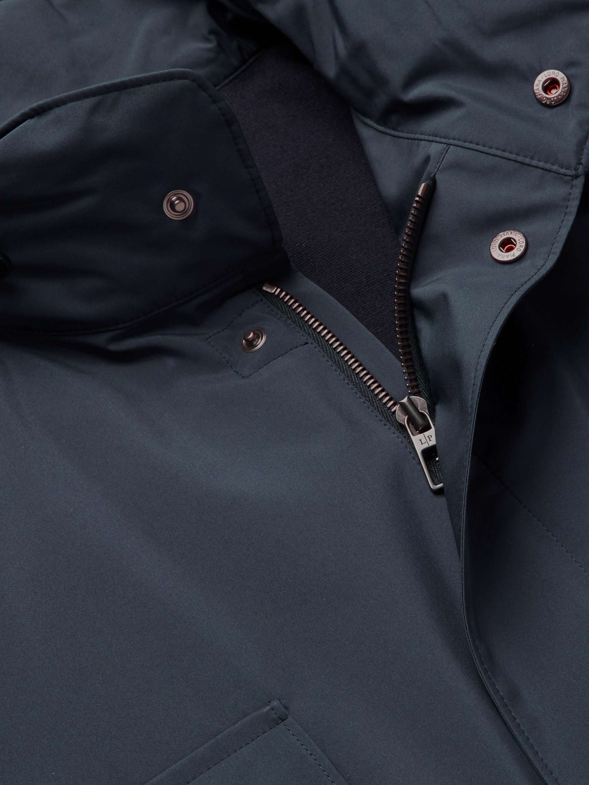 LORO PIANA Traveller Windmate Storm System Shell Hooded Field Jacket