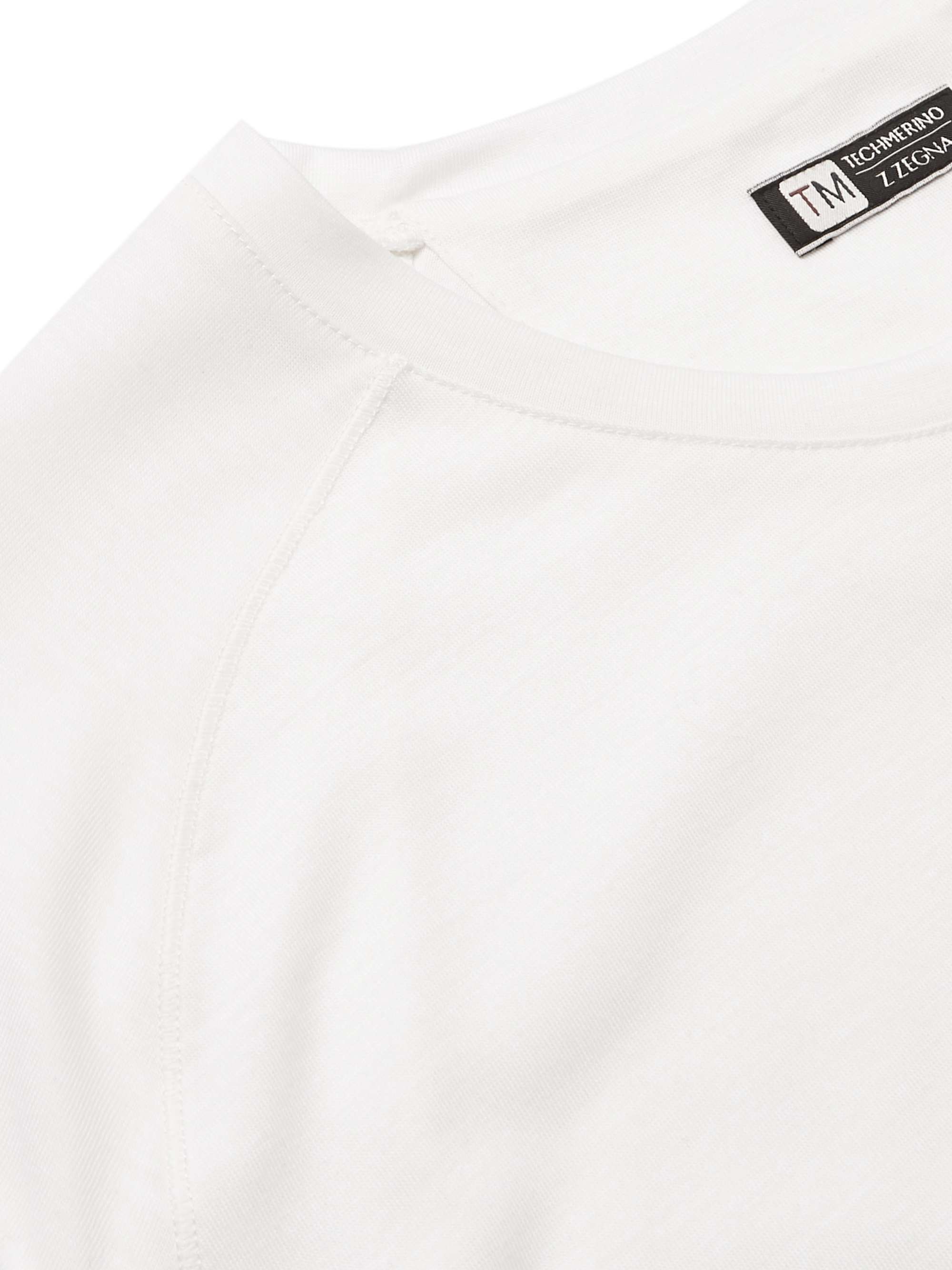 Z ZEGNA TECHMERINO Wool T-Shirt