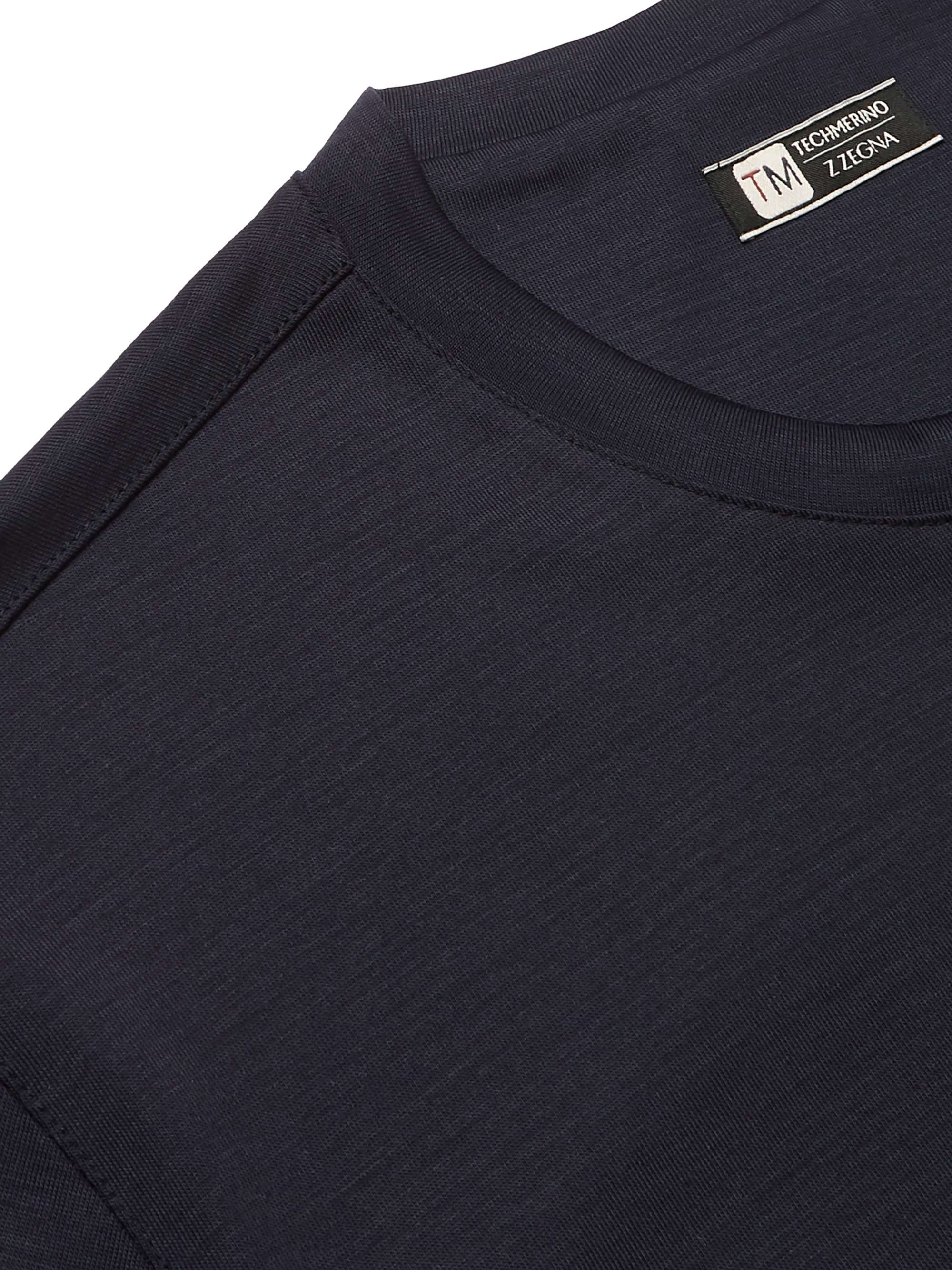 zegna techmerino t shirt