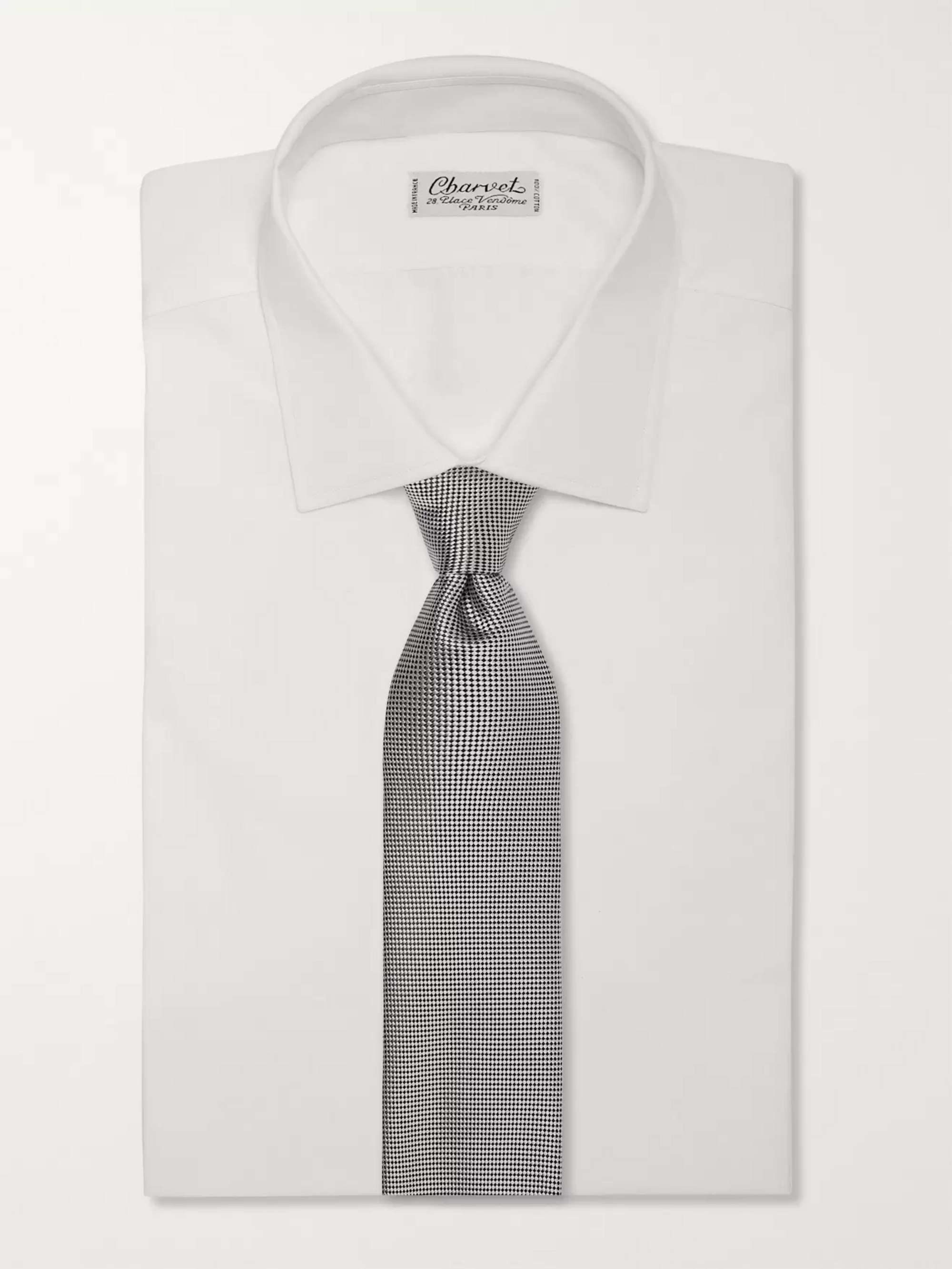 ZEGNA 7cm Silk-Jacquard Tie