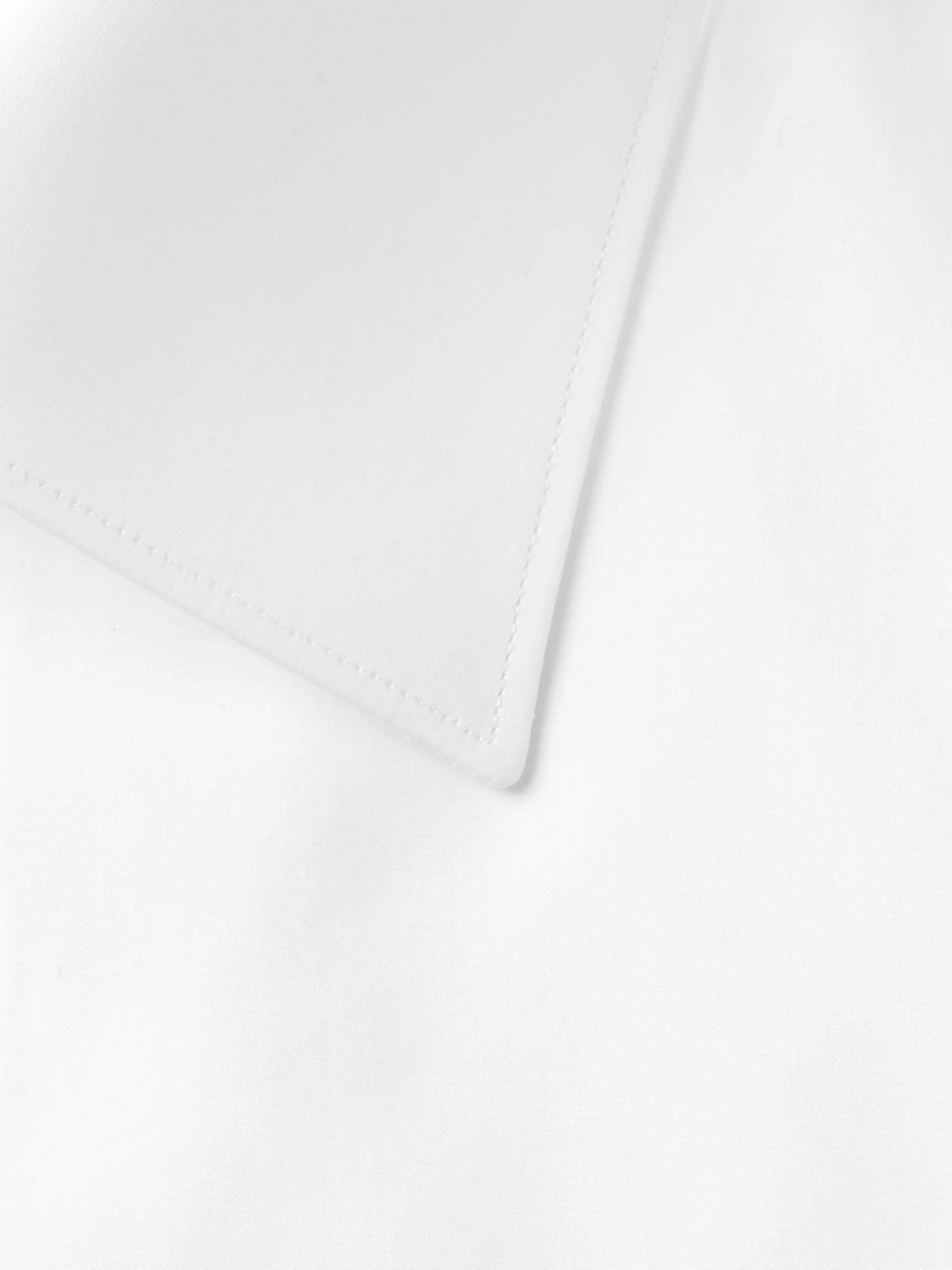 BRIONI White Cotton-Poplin Shirt