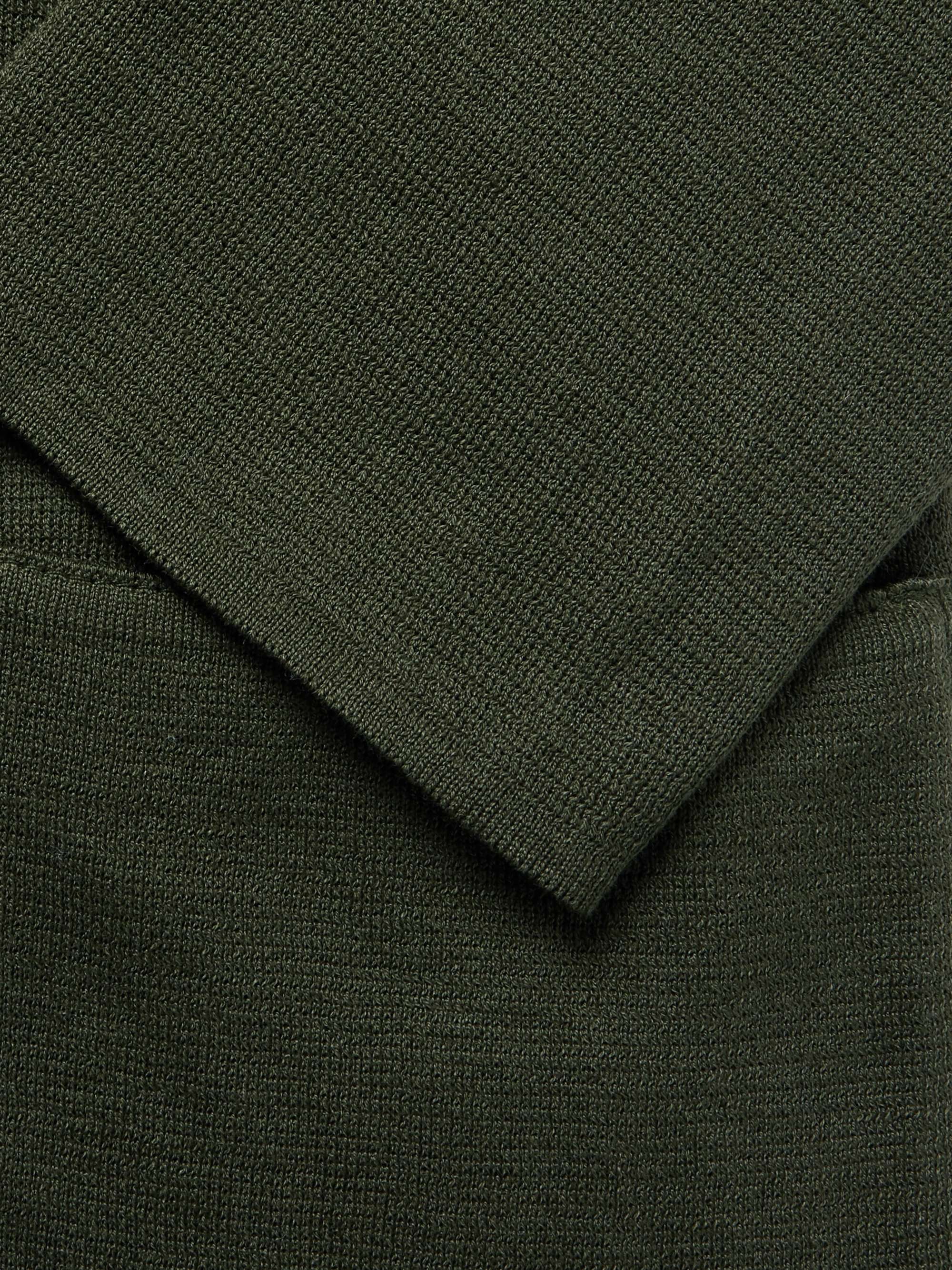 LARDINI Brown Slim-Fit Unstructured Cotton Blazer