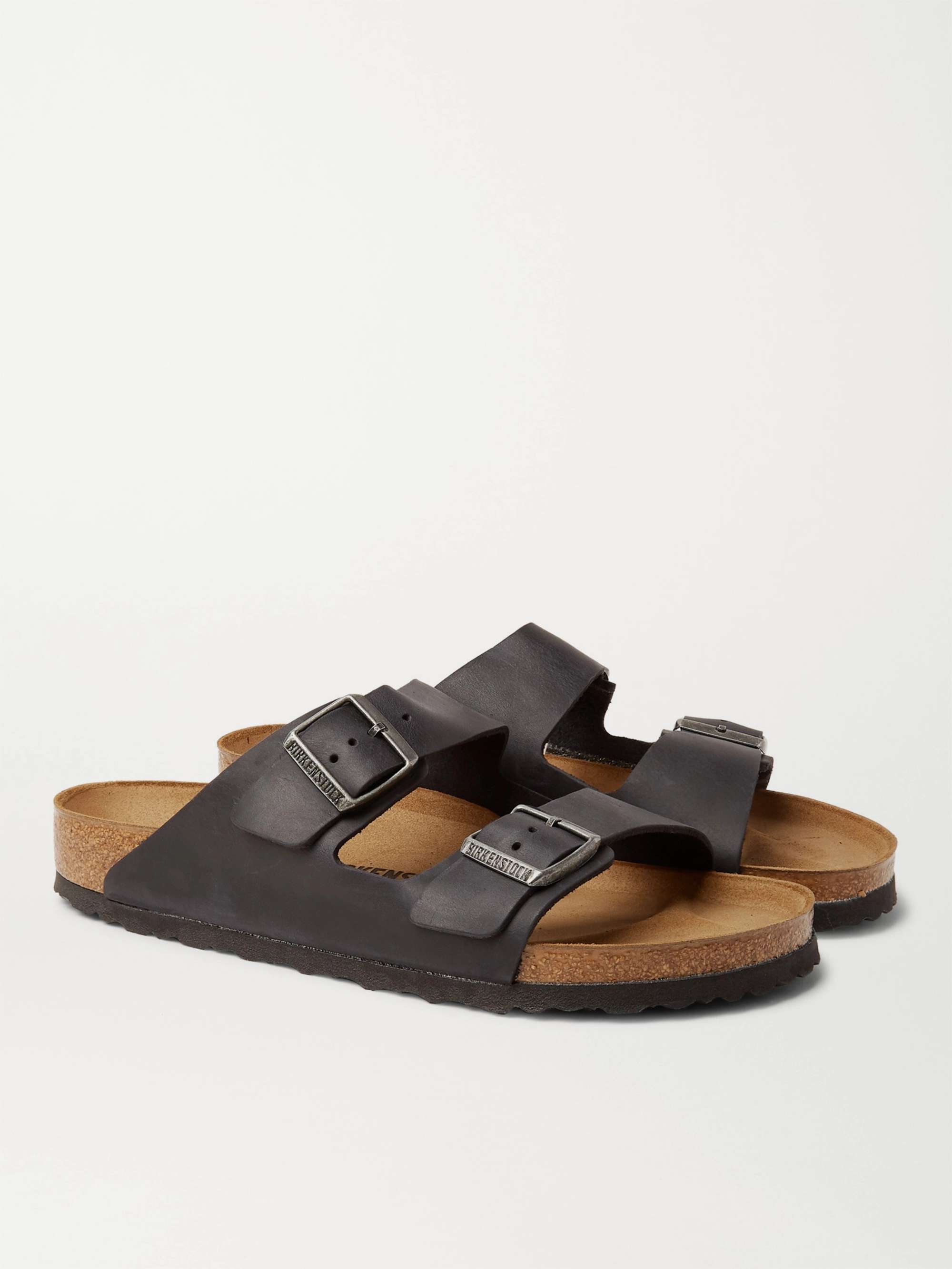 BIRKENSTOCK Arizona Oiled-Leather Sandals