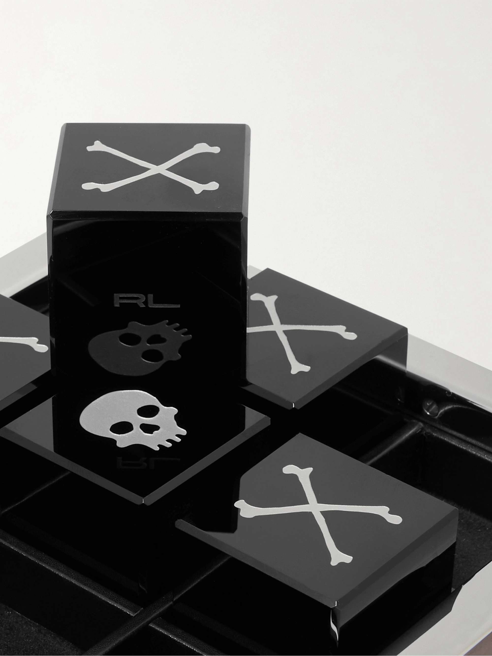 RALPH LAUREN HOME Sutton Carbon-Fibre Leather Tic Tac Toe Set