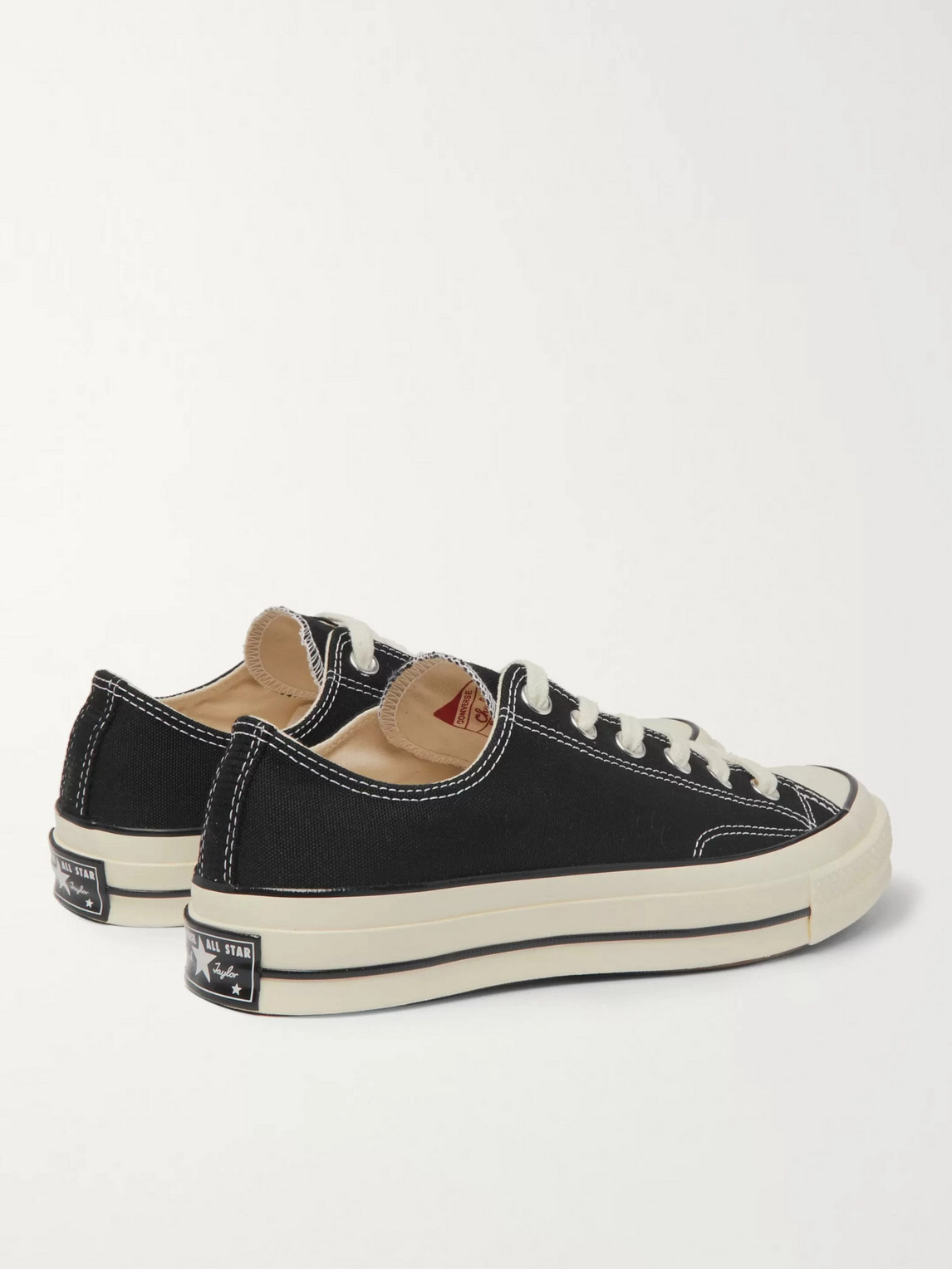 Shop Converse Chuck 70 Canvas Sneakers In Black
