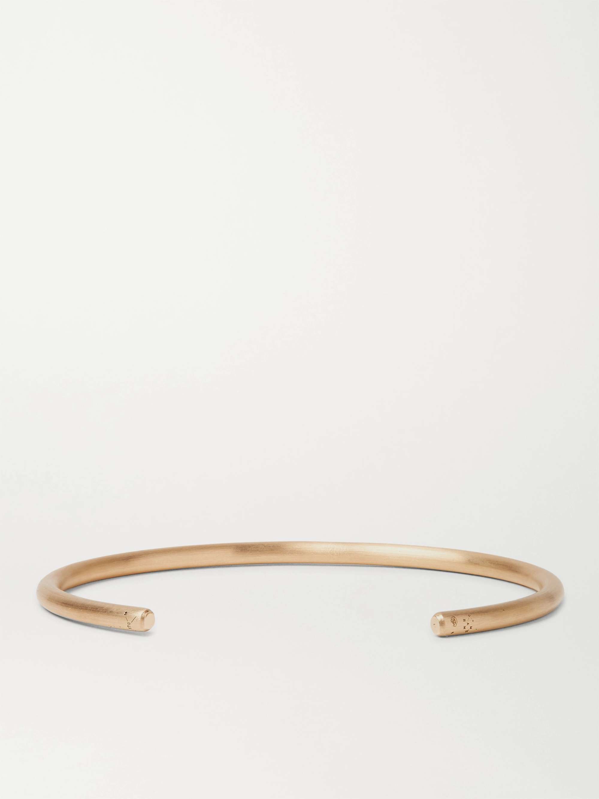 LE GRAMME Le 17 Brushed 18-Karat Gold Cuff