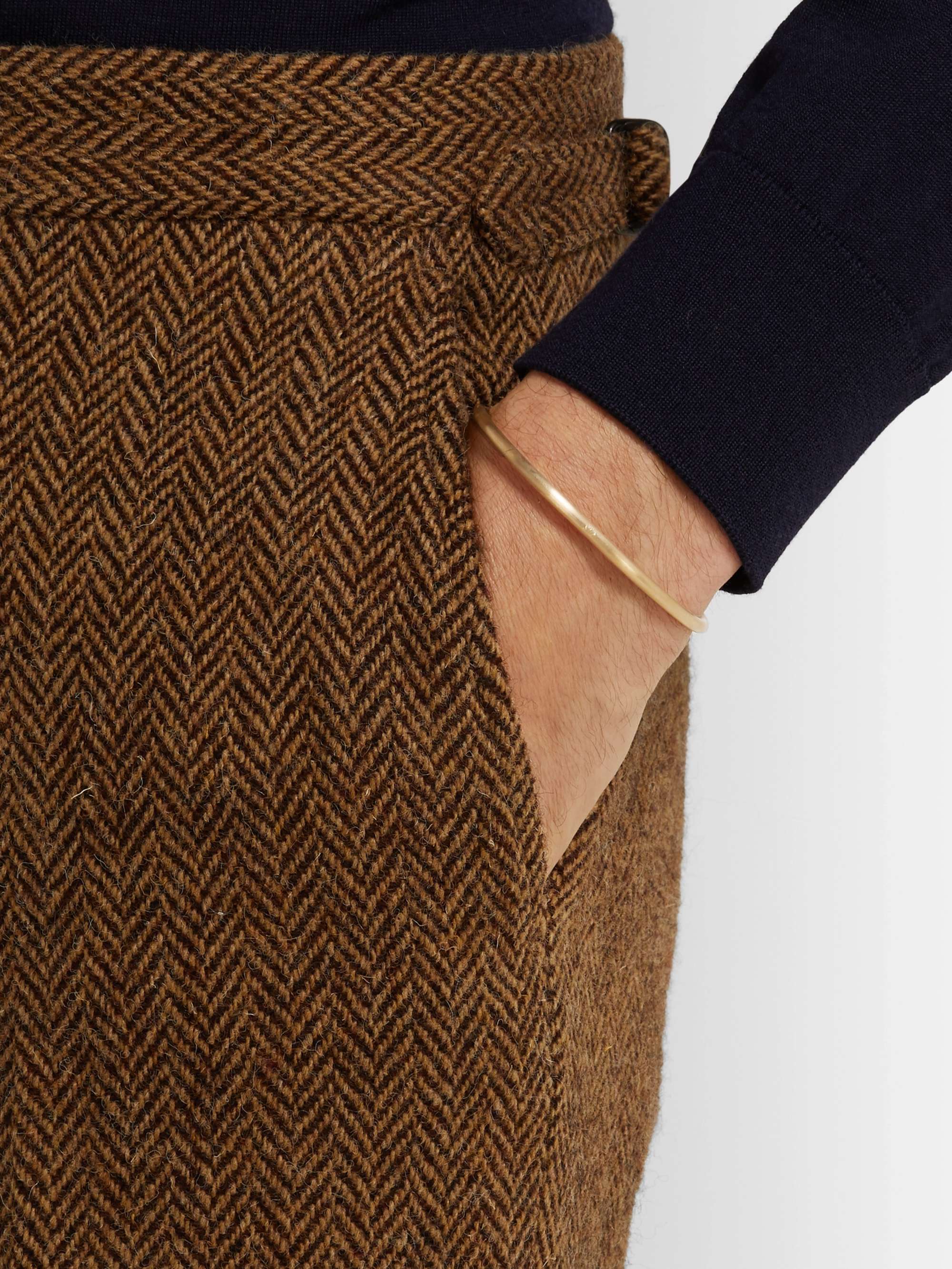 LE GRAMME Le 17 Brushed 18-Karat Gold Cuff