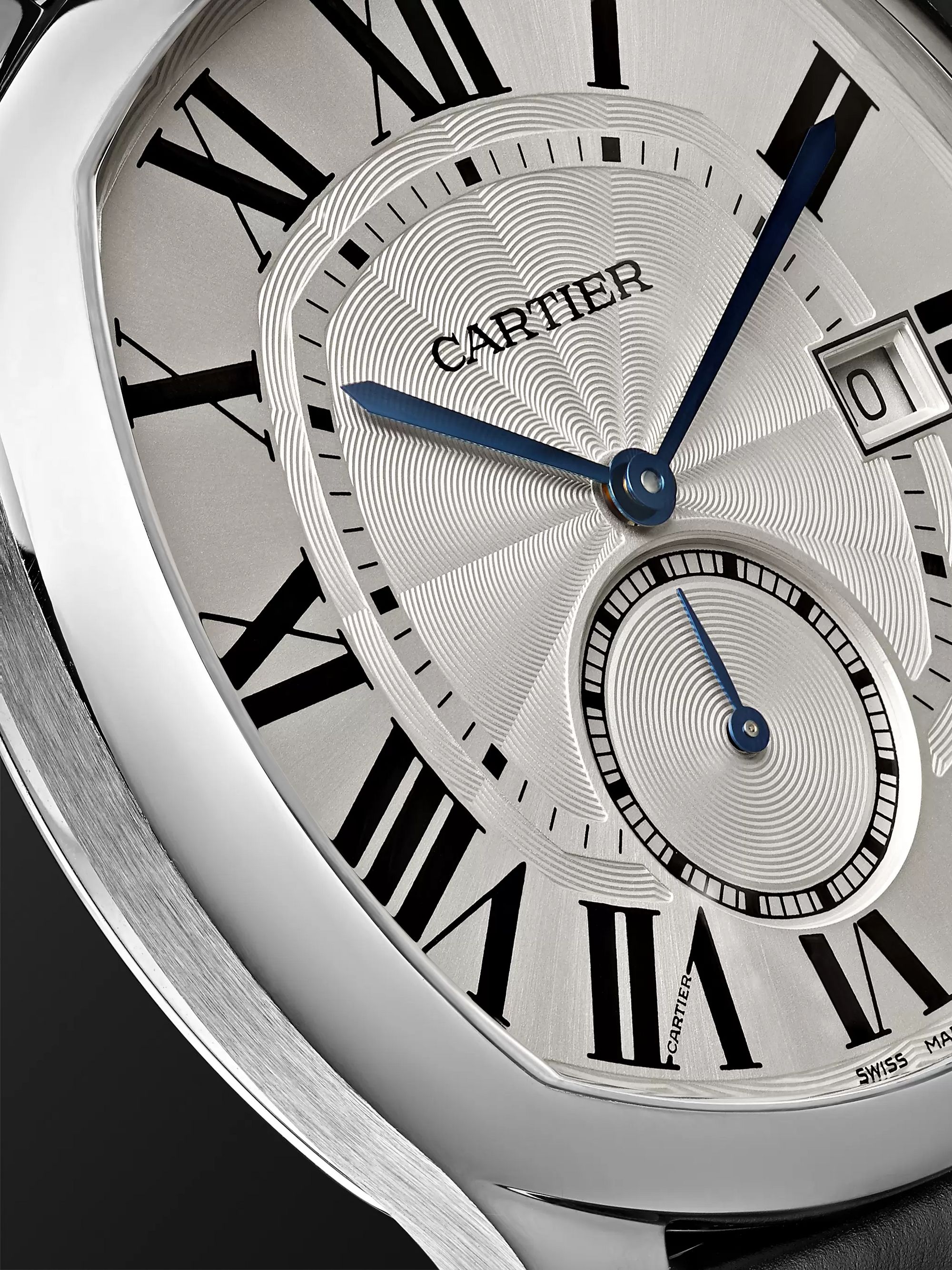 CARTIER Drive de Cartier Automatic 41mm Steel and Alligator Watch, Ref. No. CRWSNM0004