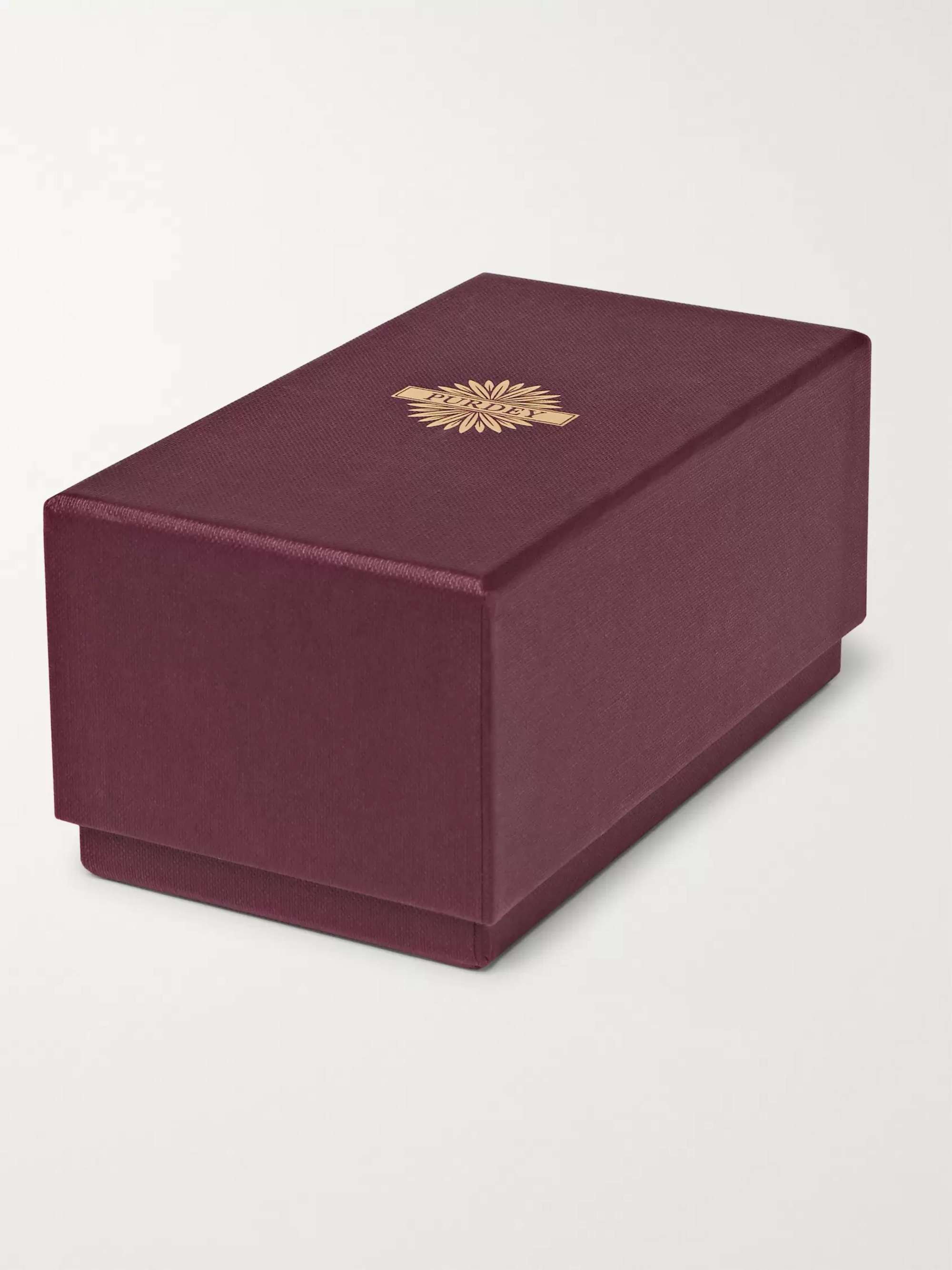 PURDEY Leather Case and Stainless Steel Cup Set