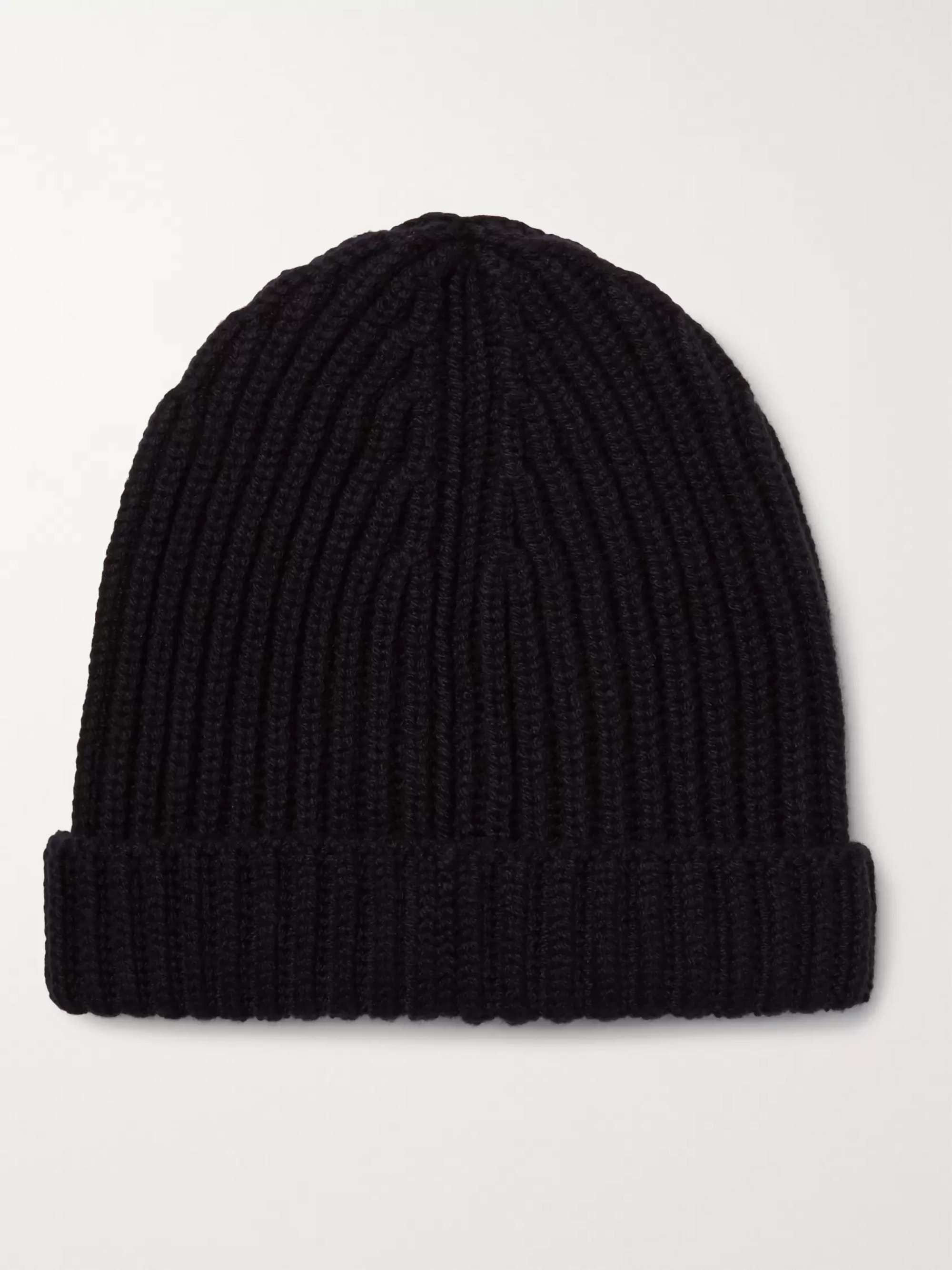 LORO PIANA Ribbed Cashmere Beanie