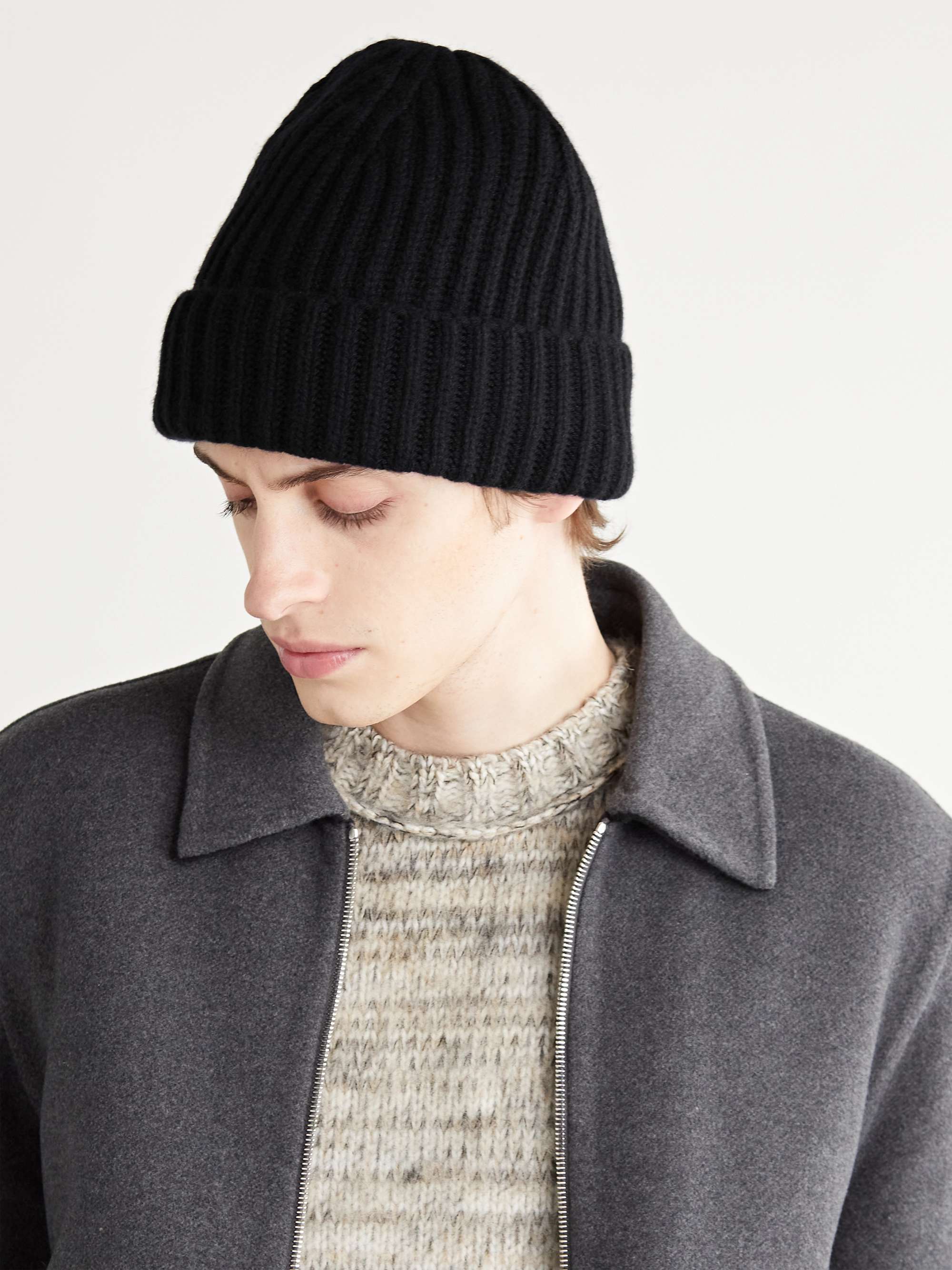LORO PIANA Ribbed Cashmere Beanie