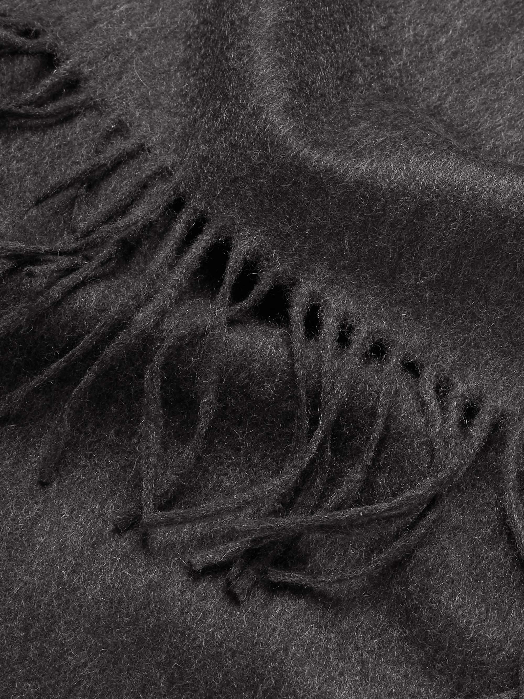 JOHNSTONS OF ELGIN Fringed Cashmere Scarf