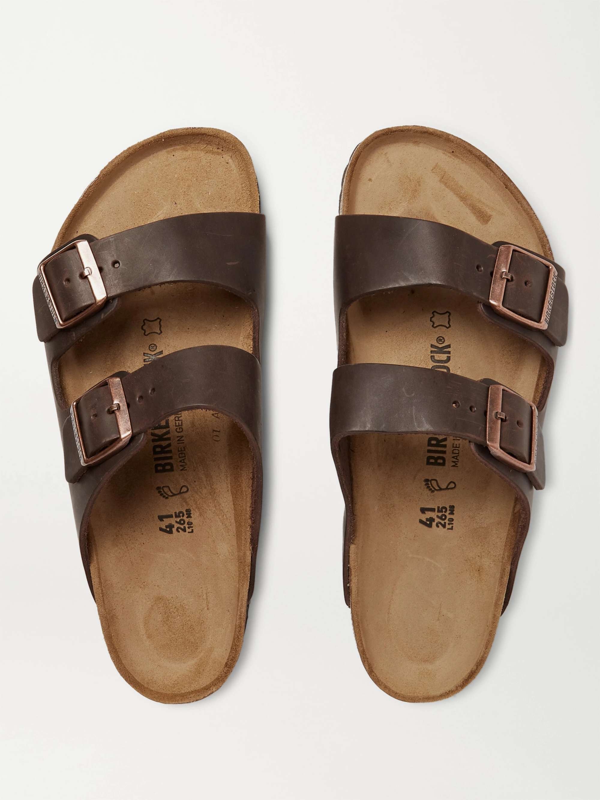 BIRKENSTOCK Arizona Oiled-Leather Sandals