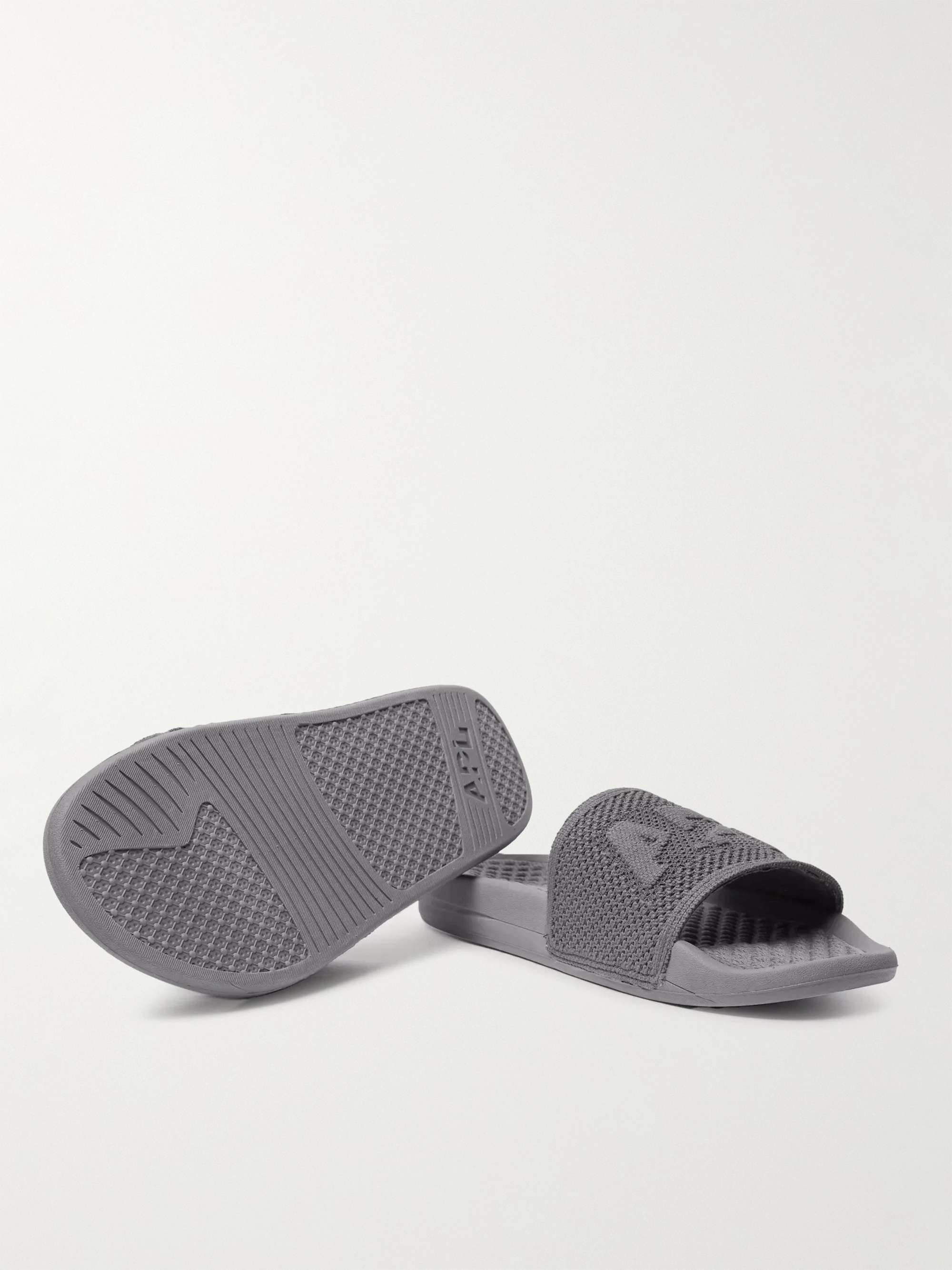 APL ATHLETIC PROPULSION LABS Logo-Embossed TechLoom Slides