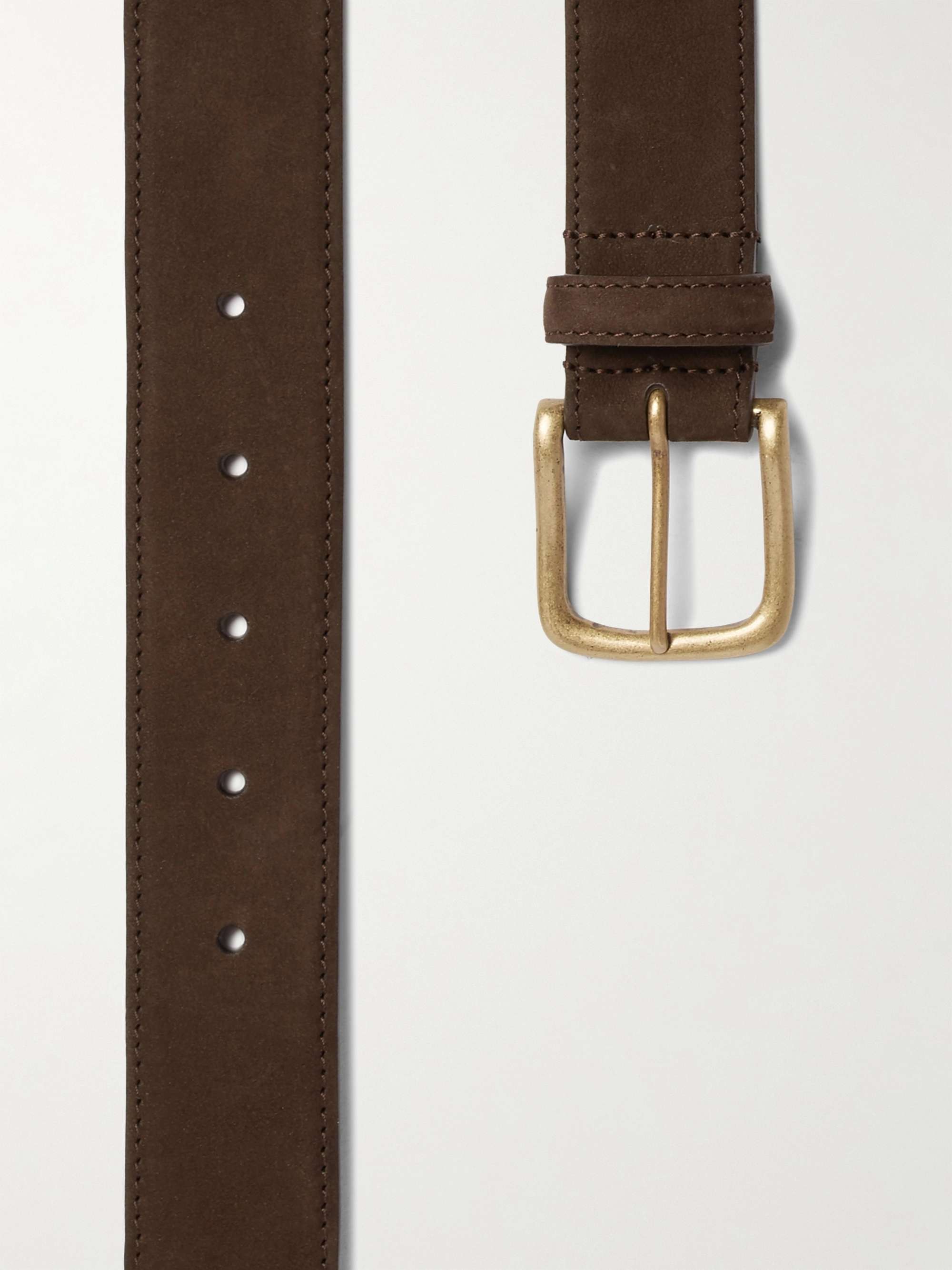 ANDERSON & SHEPPARD 3.5cm Suede Belt
