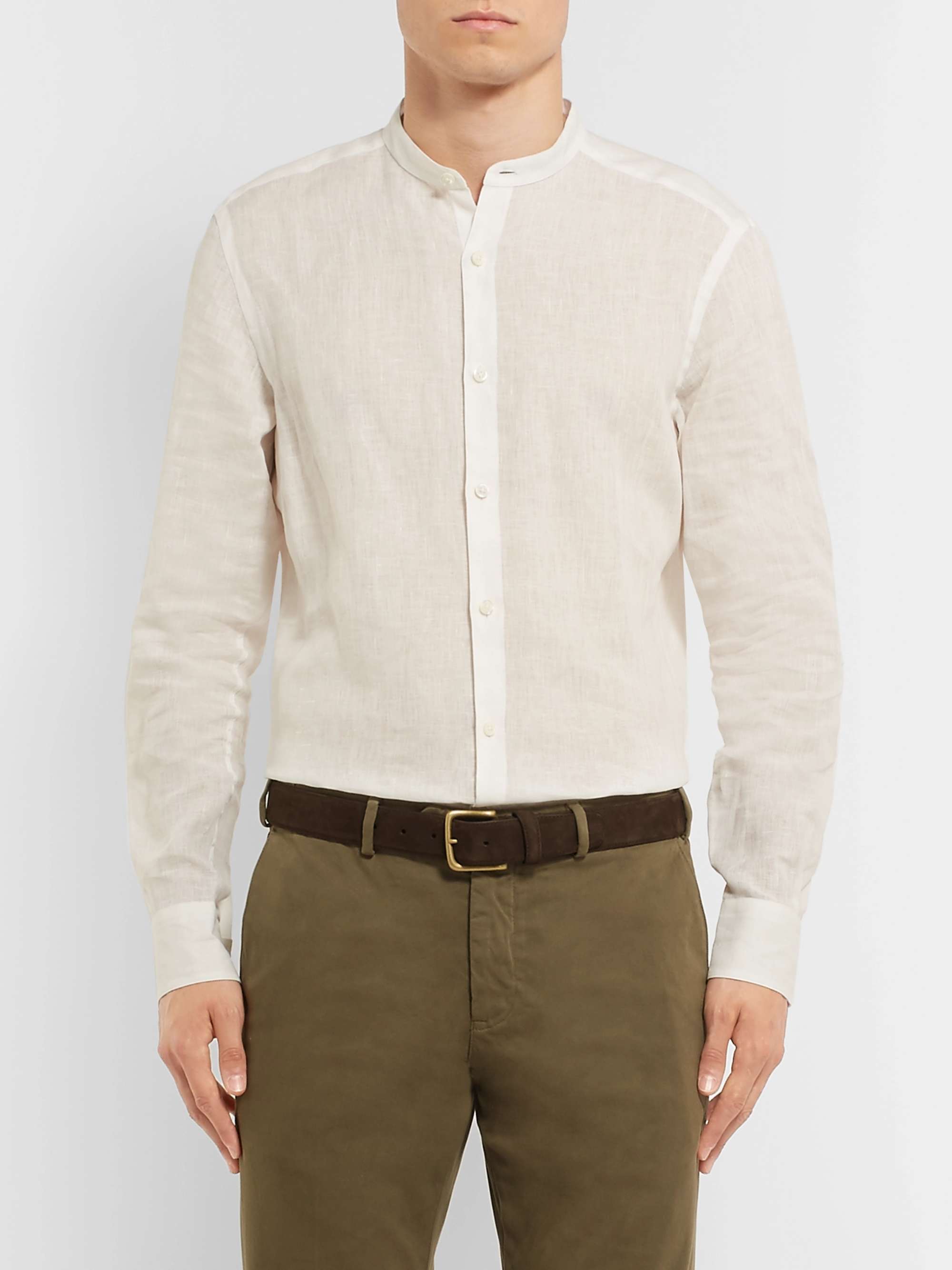 ANDERSON & SHEPPARD 3.5cm Suede Belt