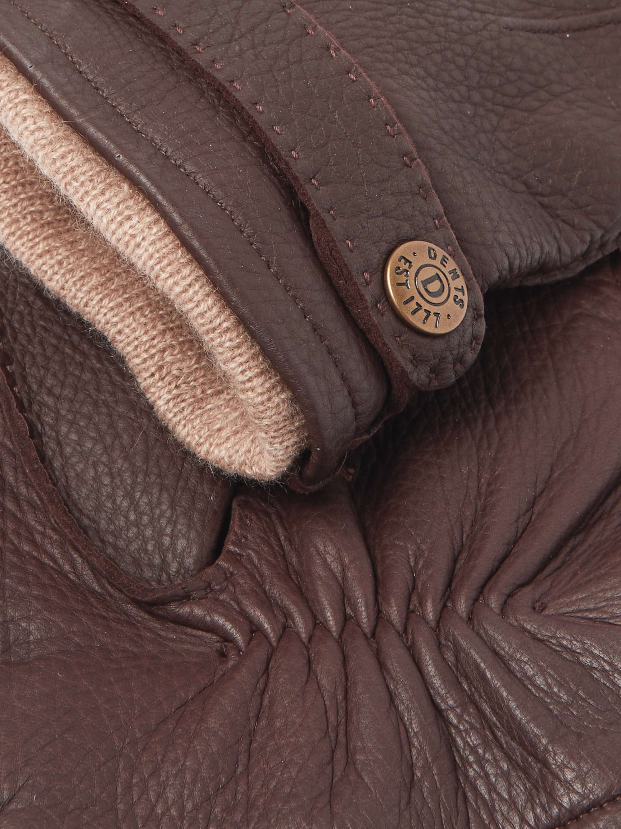 DENTS Gloucester Cashmere-Lined Leather Gloves
