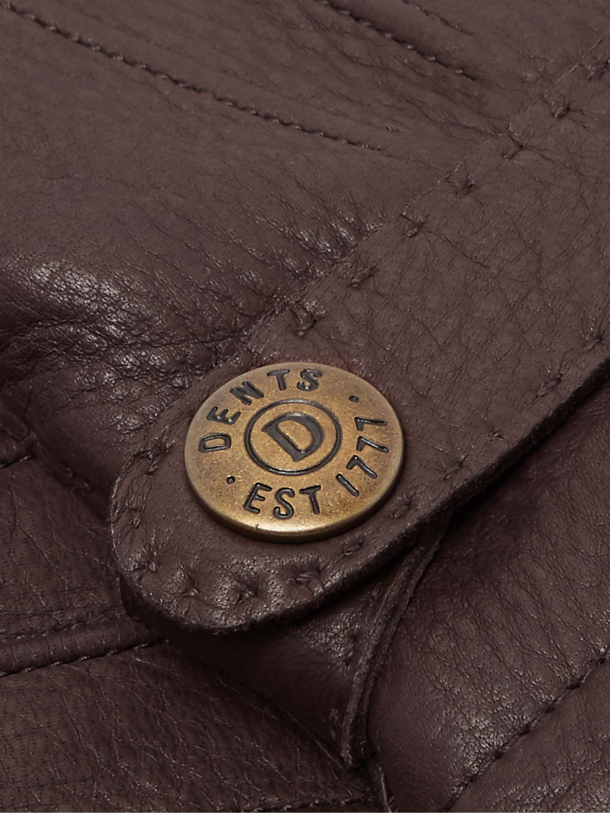 DENTS Gloucester Cashmere-Lined Leather Gloves