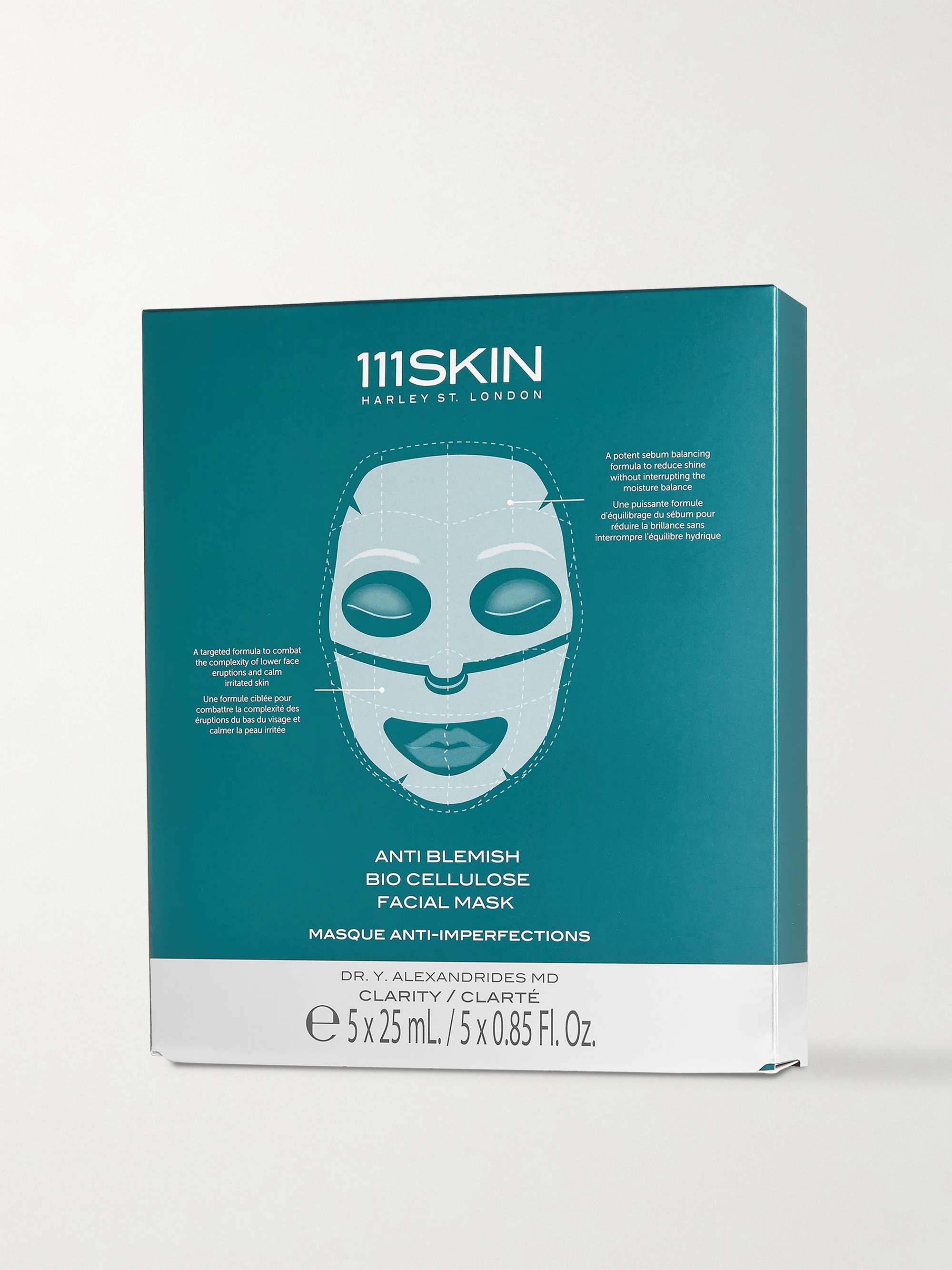 111SKIN Anti Blemish Bio Cellulose Facial Mask 5 x 25ml