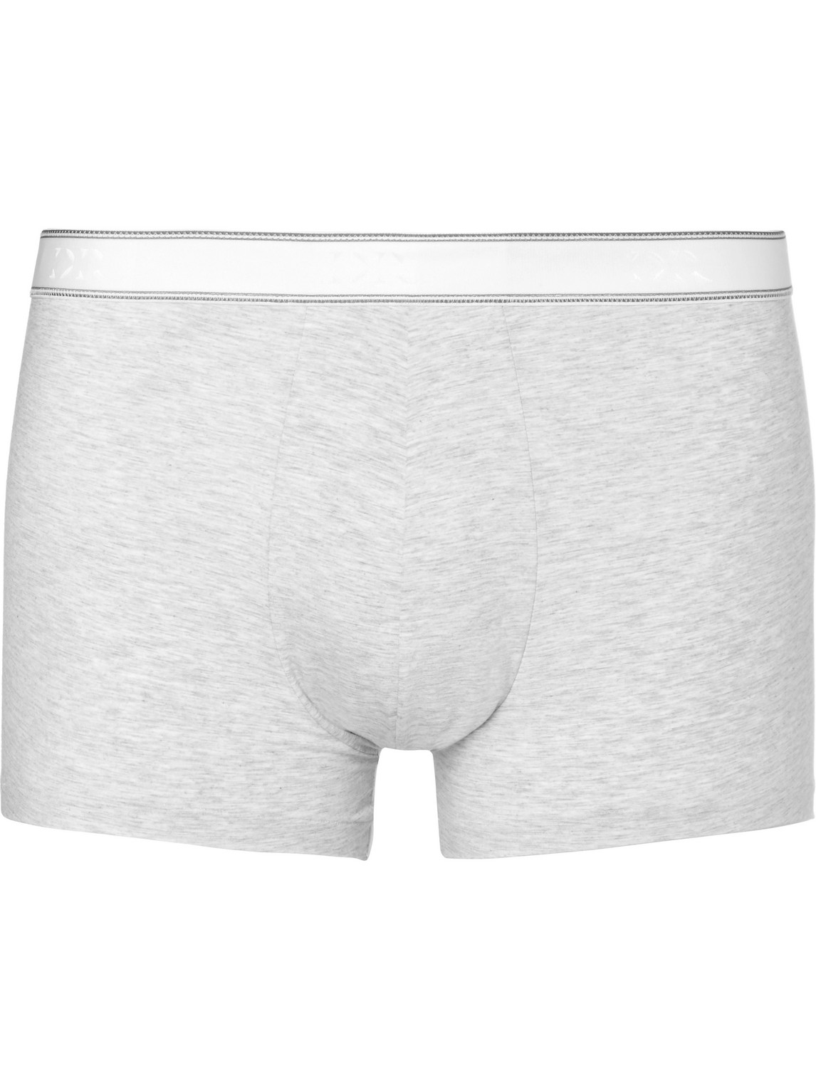 Derek Rose Ethan Heathered Jersey Hipster Boxer Briefs (shorter Leg) In Gray