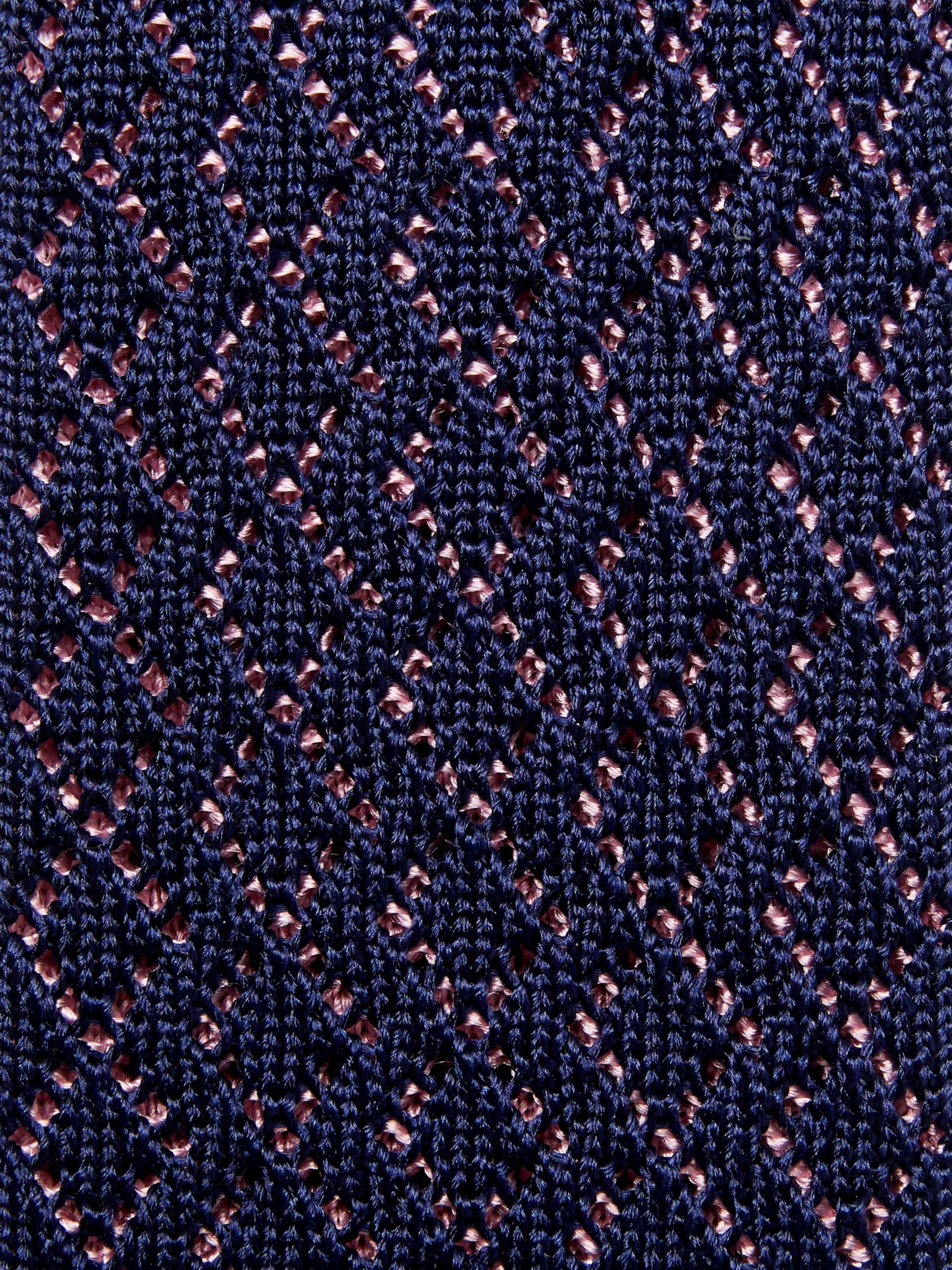 ZEGNA 6cm Reversible Knitted Silk Tie