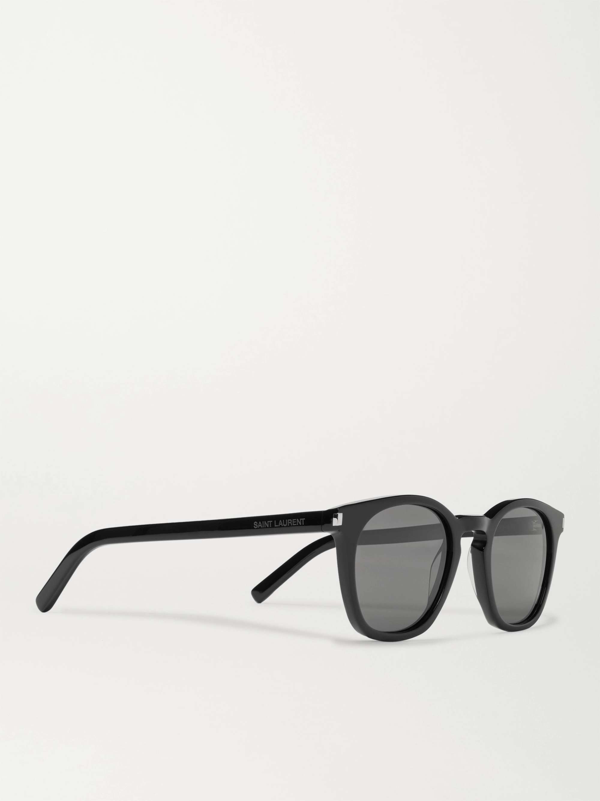 SAINT LAURENT EYEWEAR Round-Frame Acetate Sunglasses