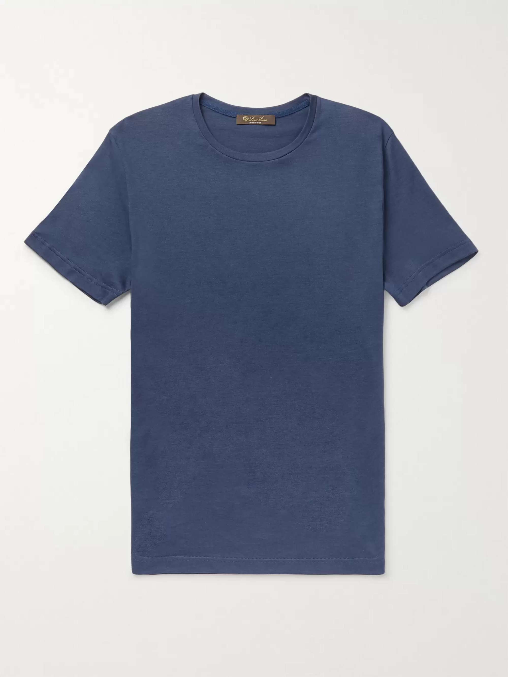 Silk blue shop t shirt