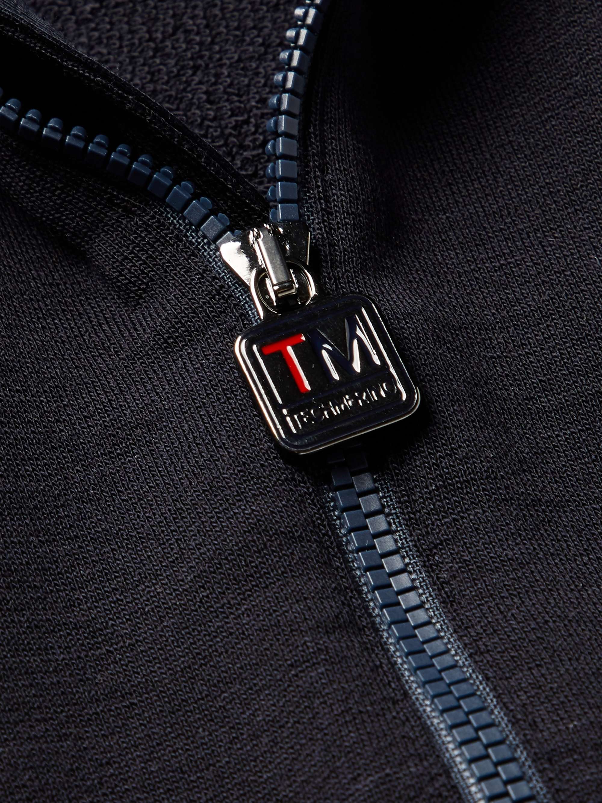 Z ZEGNA Stripe-Trimmed Loopback TECHMERINO Wool-Jersey Track Jacket