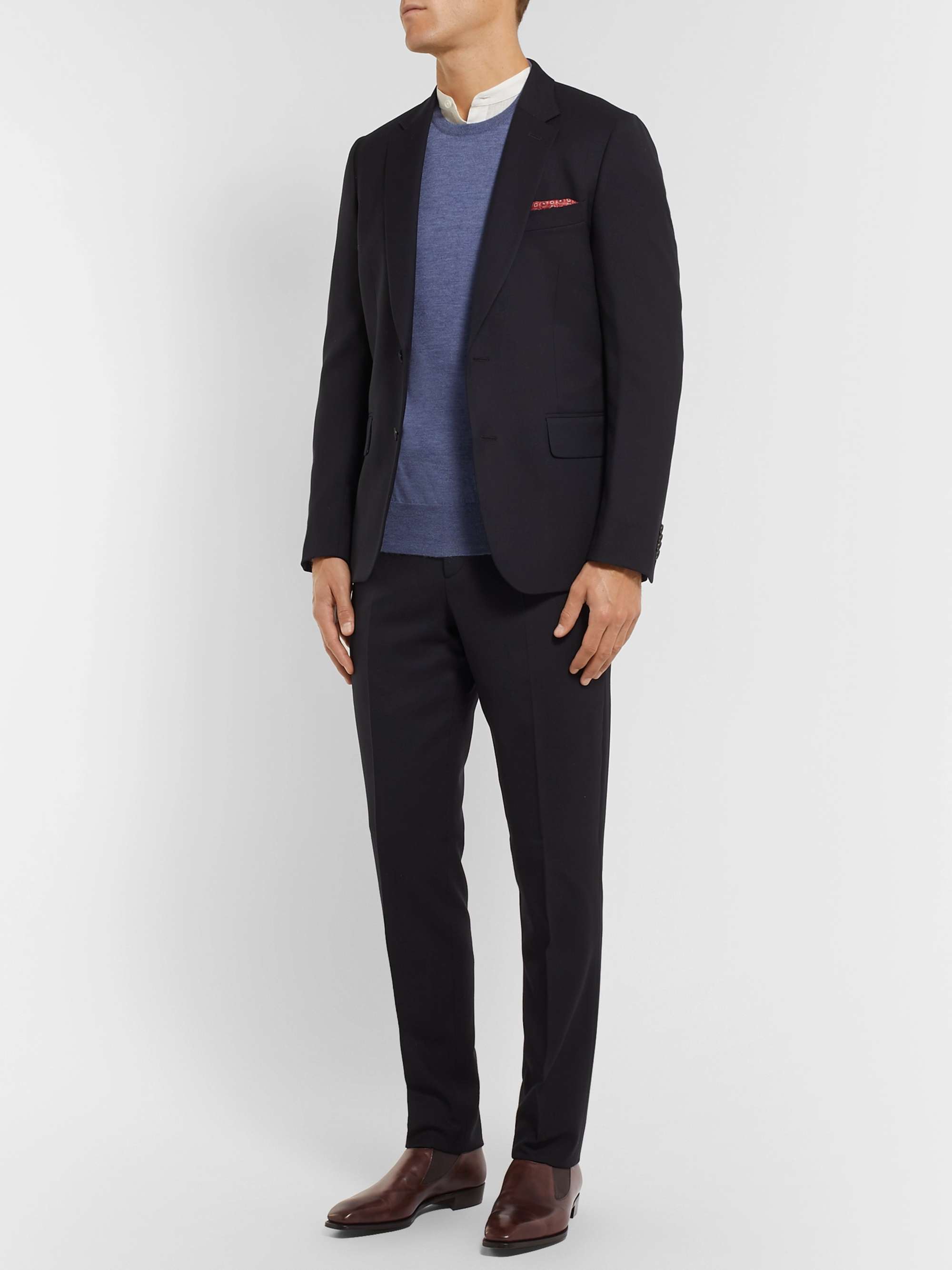 GEORGE CLEVERLEY Bulow Burnished-Leather Loafers