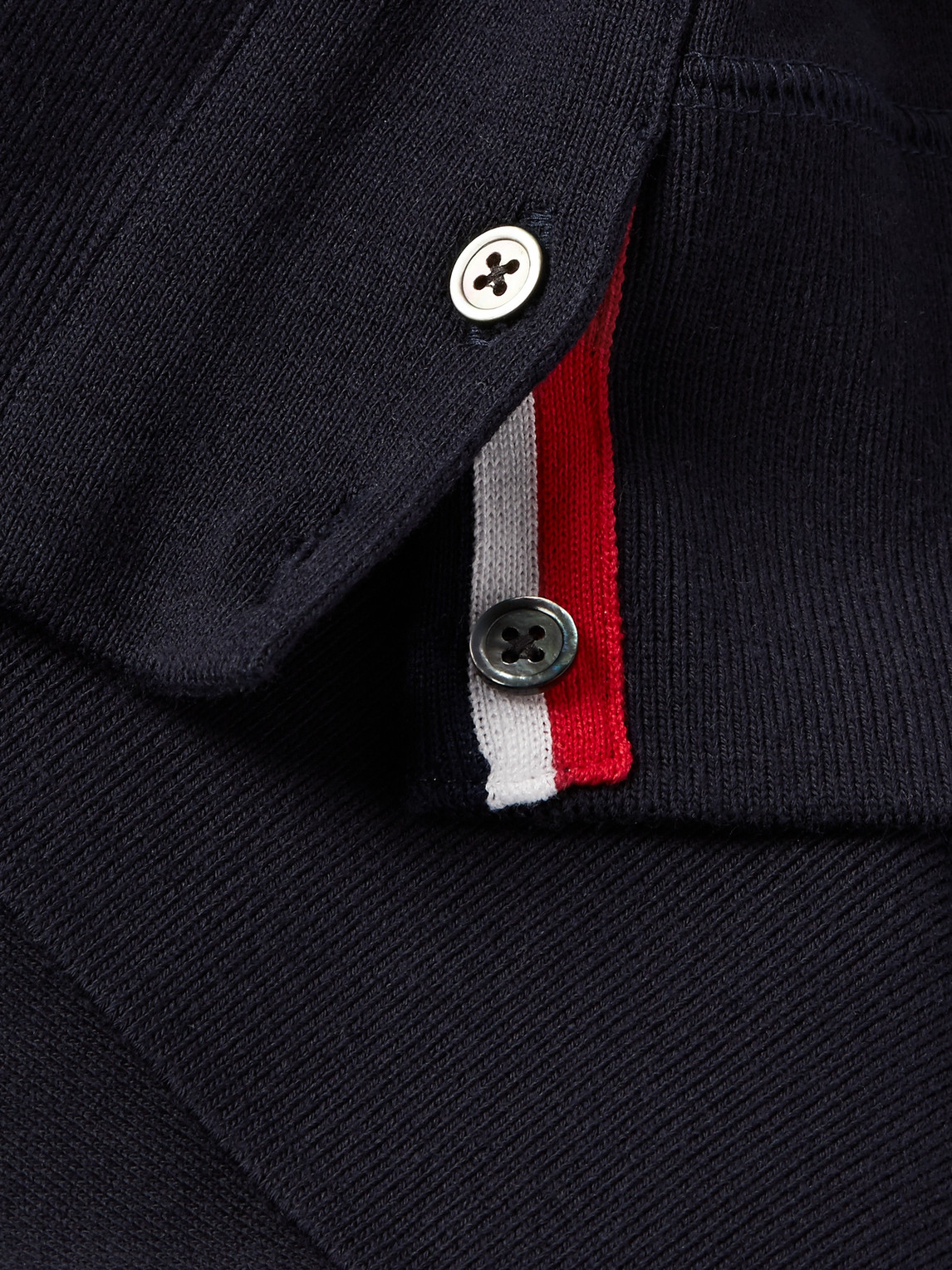 Slim-Fit Striped Loopback Cotton-Jersey Sweatshirt