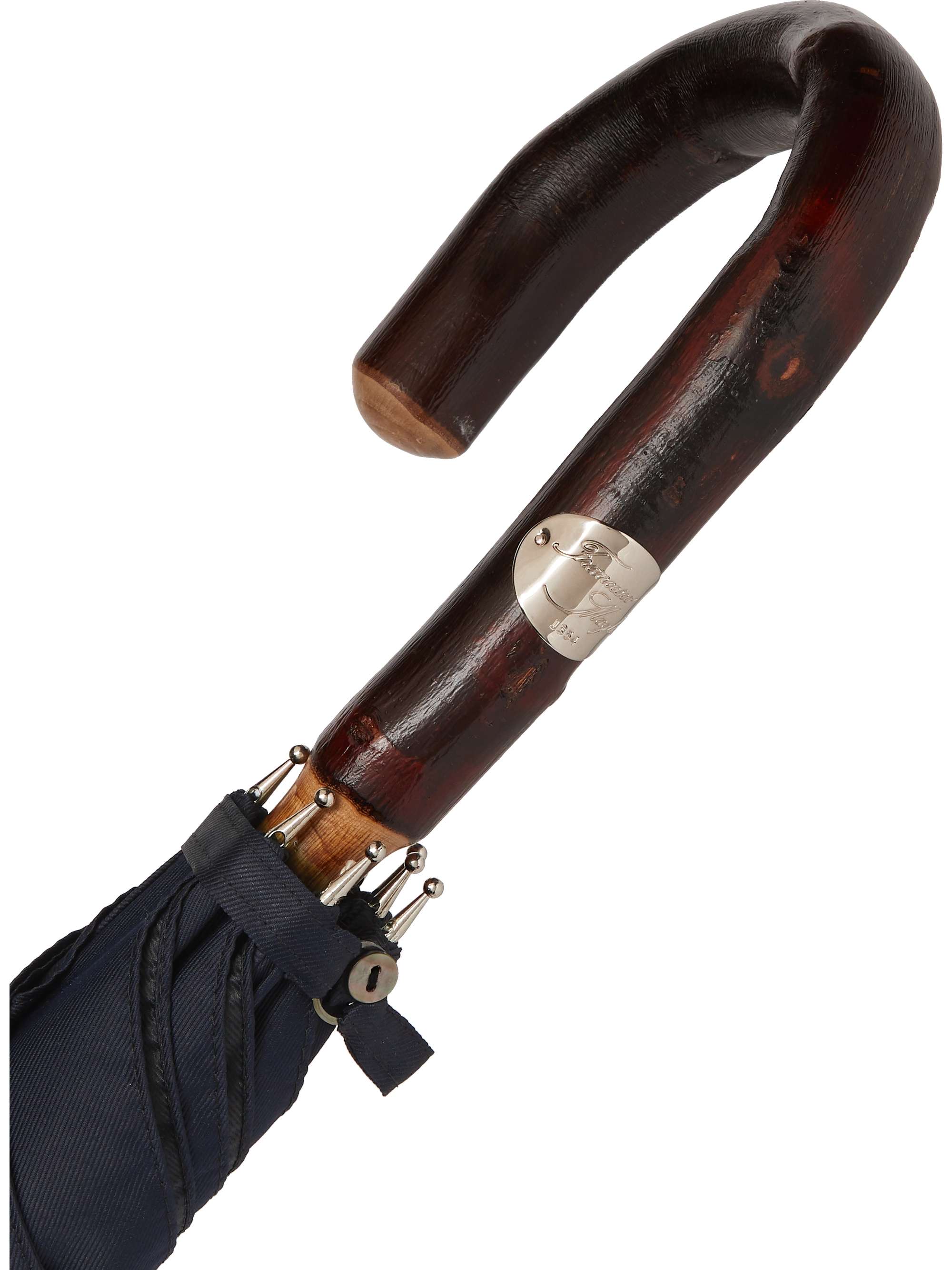 FRANCESCO MAGLIA Chestnut Wood-Handle Umbrella